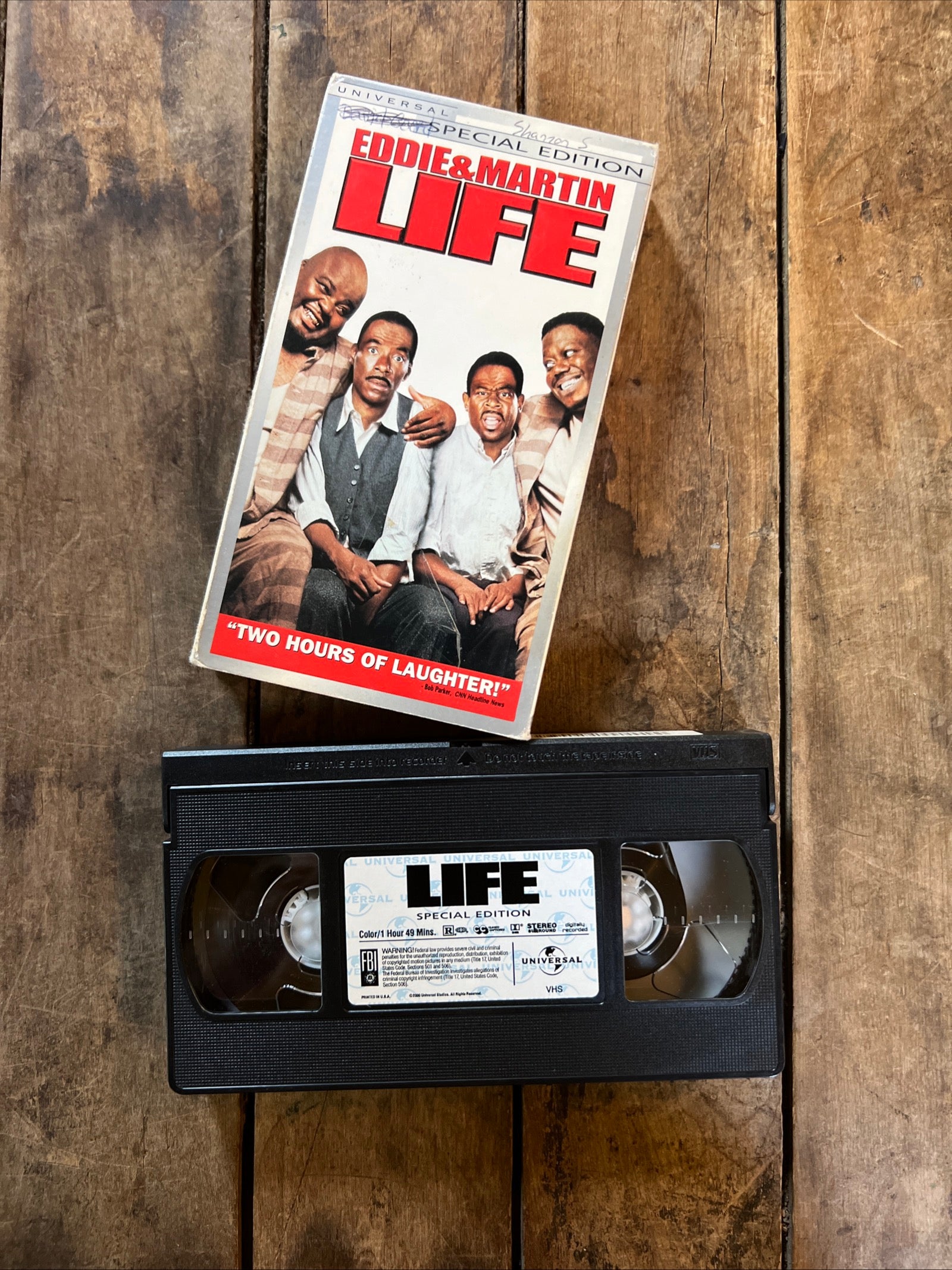 LIFE ( VHS 1999 ) Comedy / Thriller [R] Starring- Eddie Murphy & Martin Lawrence
