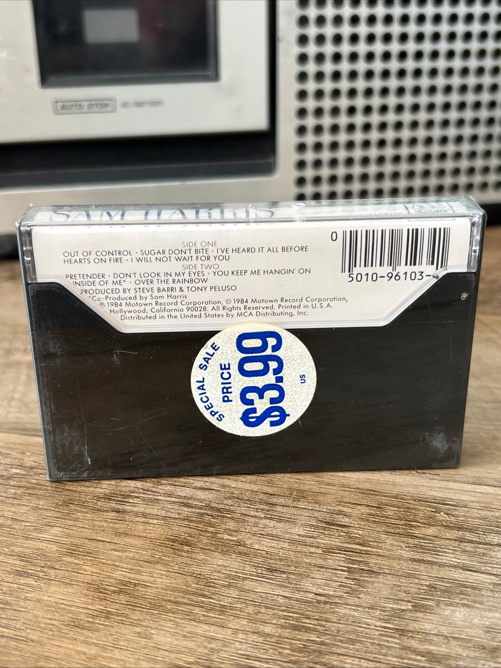 SAM HARRIS - 1984 Motown Records - Cassette Tape - NOS Sealed