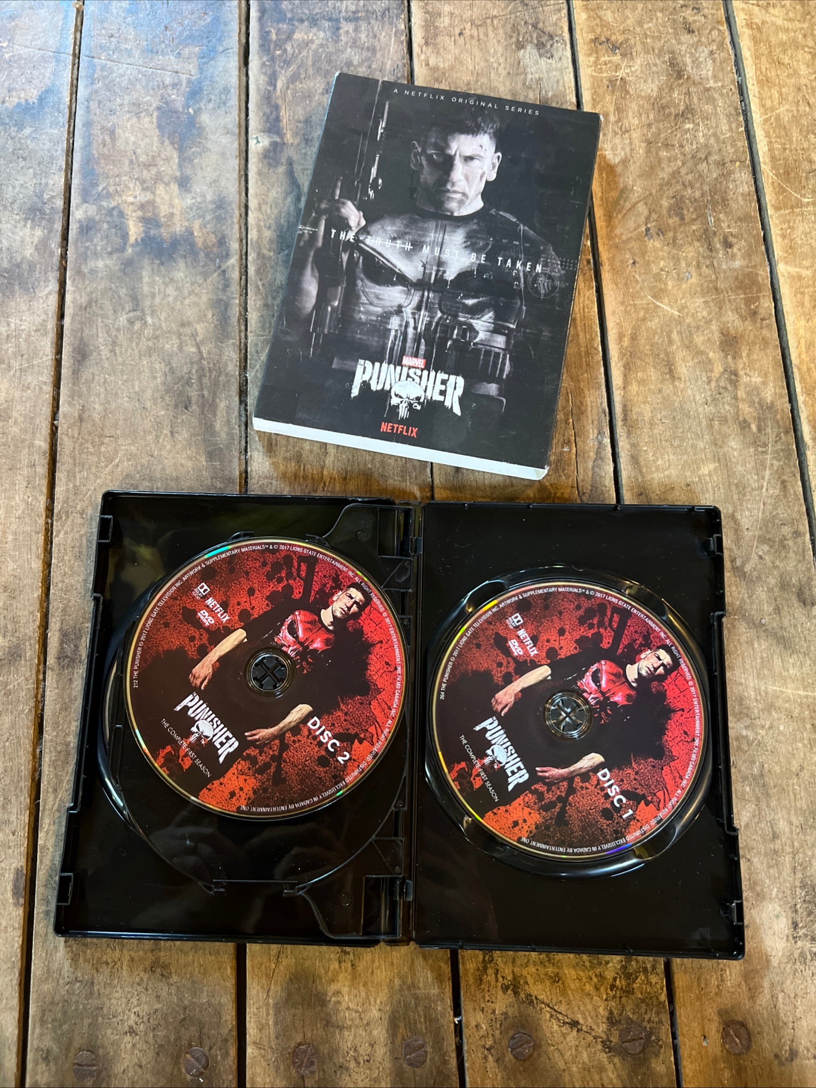 The Punisher ( Netflix Season 1 DVD 2017 ) Crime / Action [NR] Starring Jon Bernthal