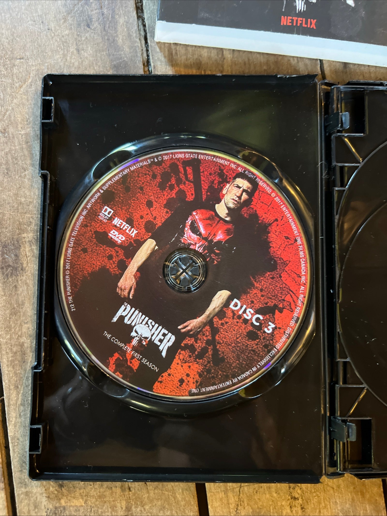 The Punisher ( Netflix Season 1 DVD 2017 ) Crime / Action [NR] Starring Jon Bernthal