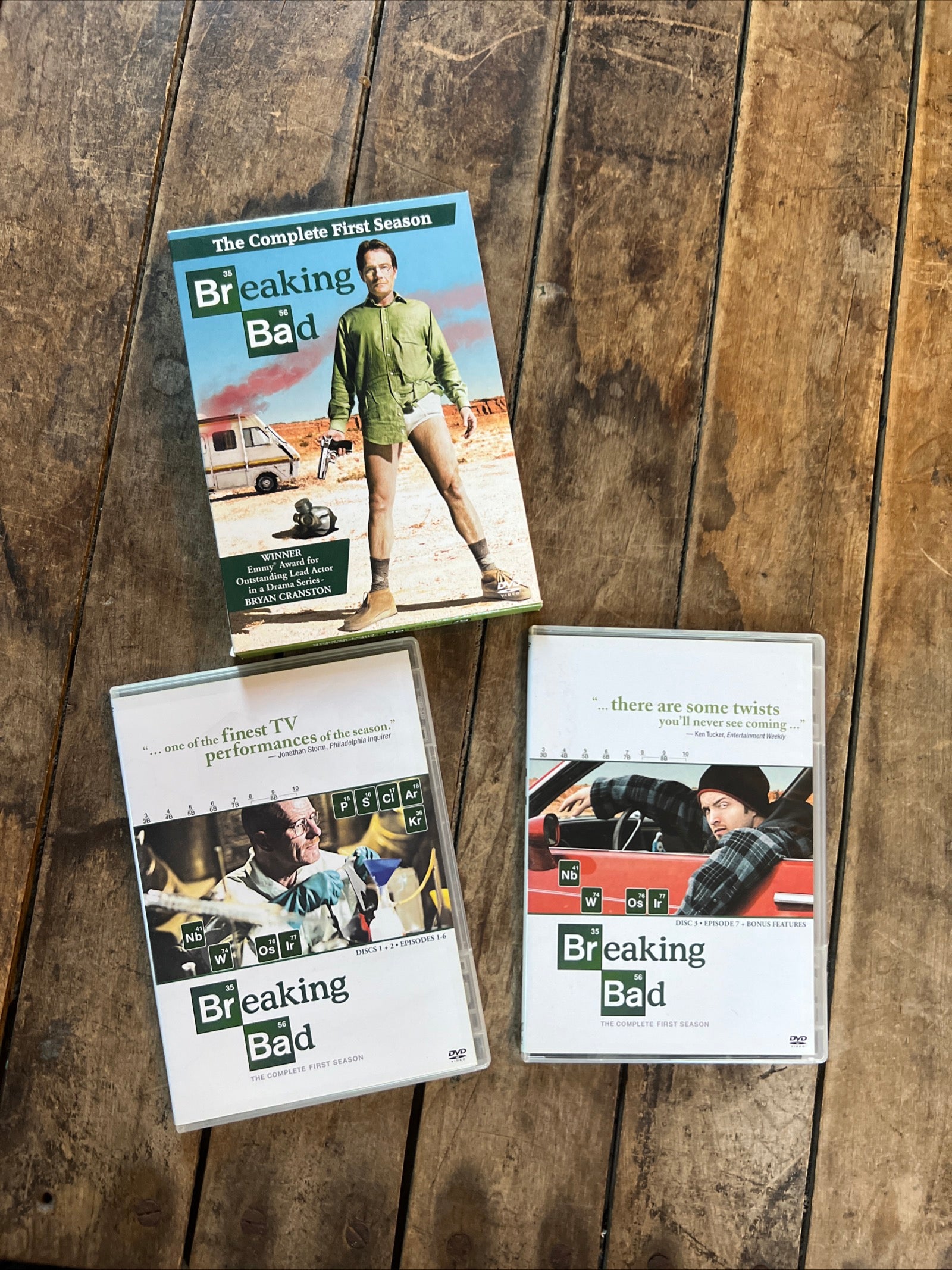 Breaking Bad ( DVD 2008 ) Drama [NR] Complete First Season
