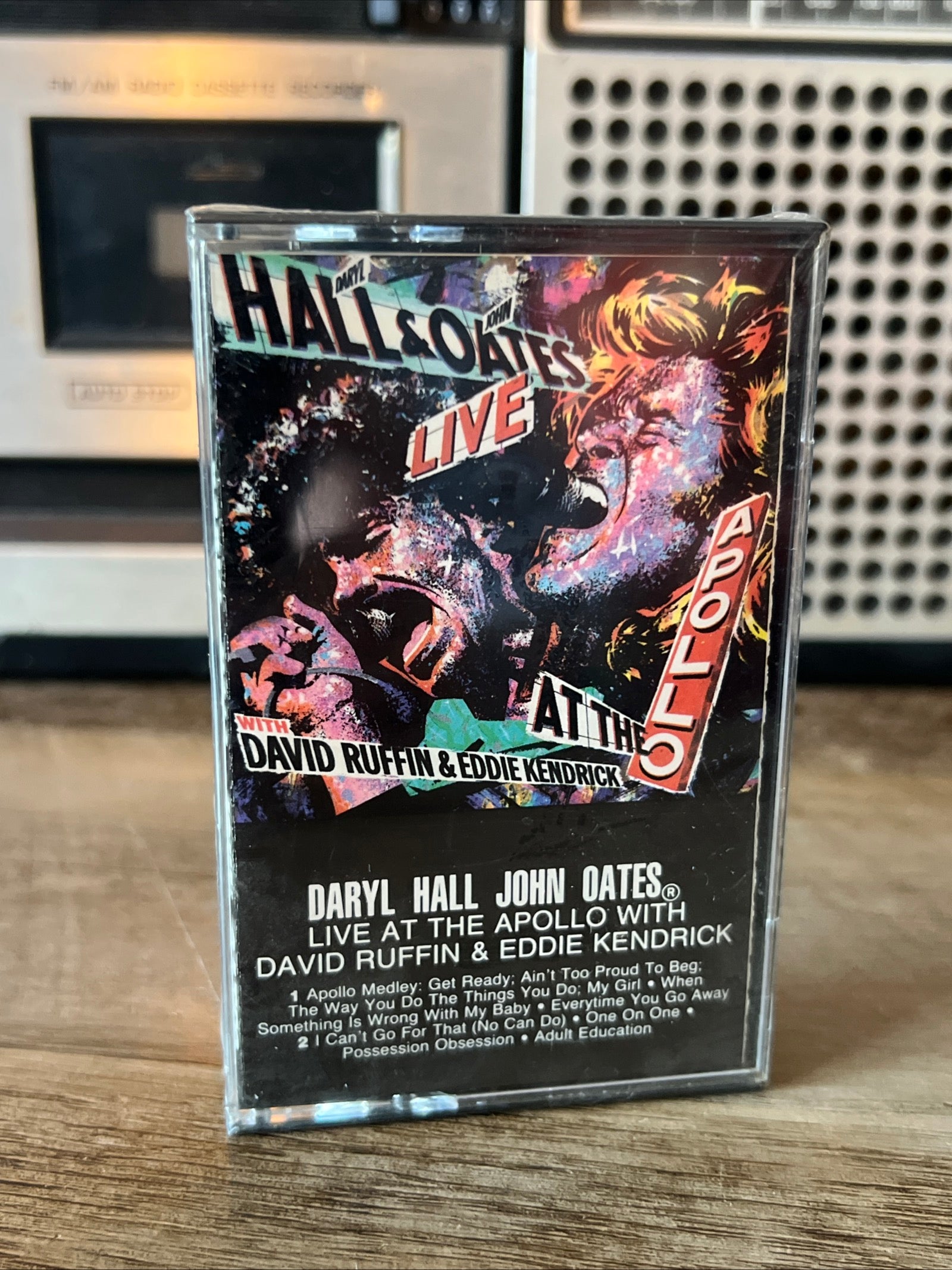 Daryl Hall & John Oats LIVE at The Apollo - 1985 RCA Cassette Tape - NOS Sealed