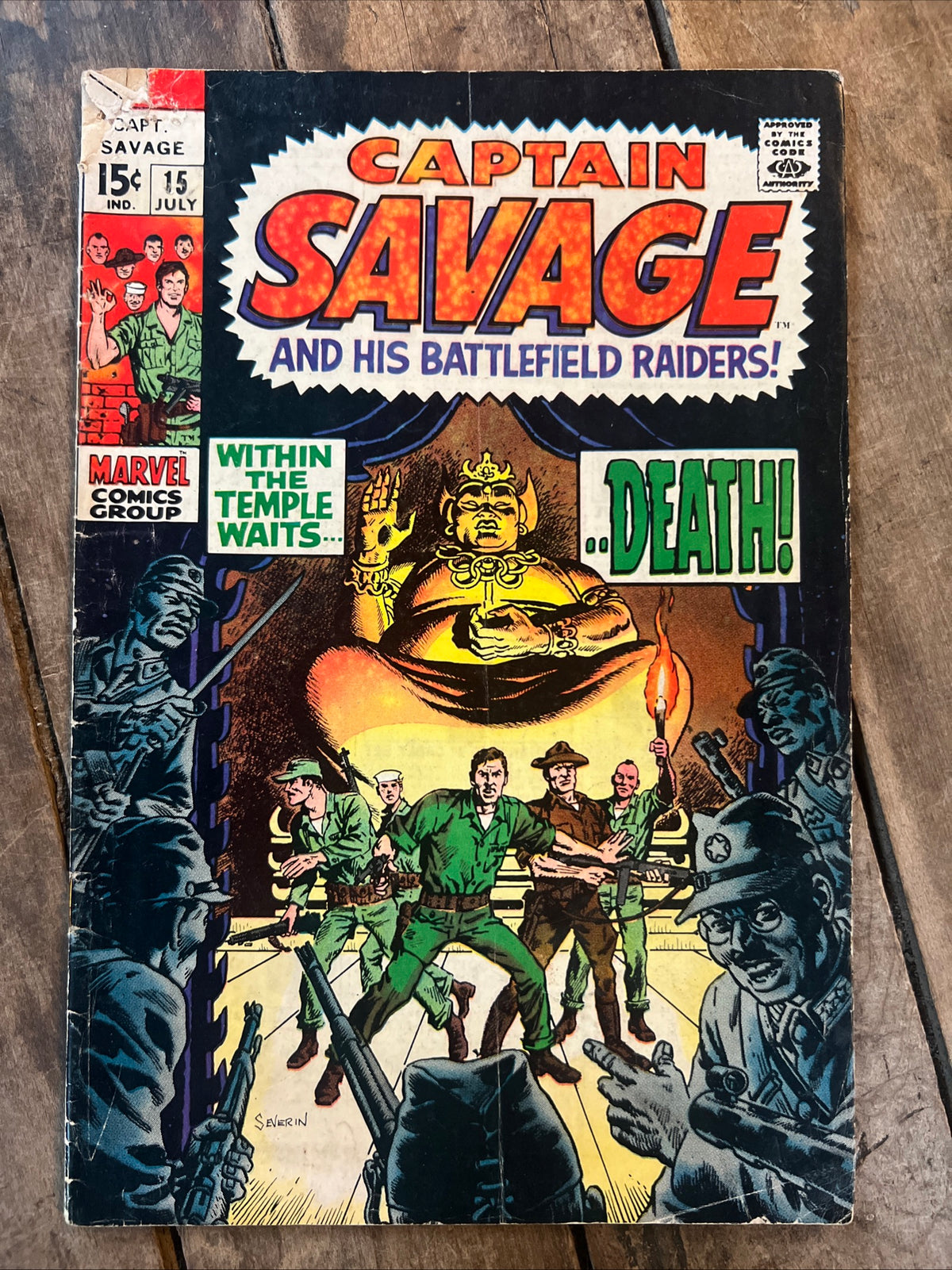 Captain Savage and His Battlefield Raiders #15 (1969) Marvel Comics Group