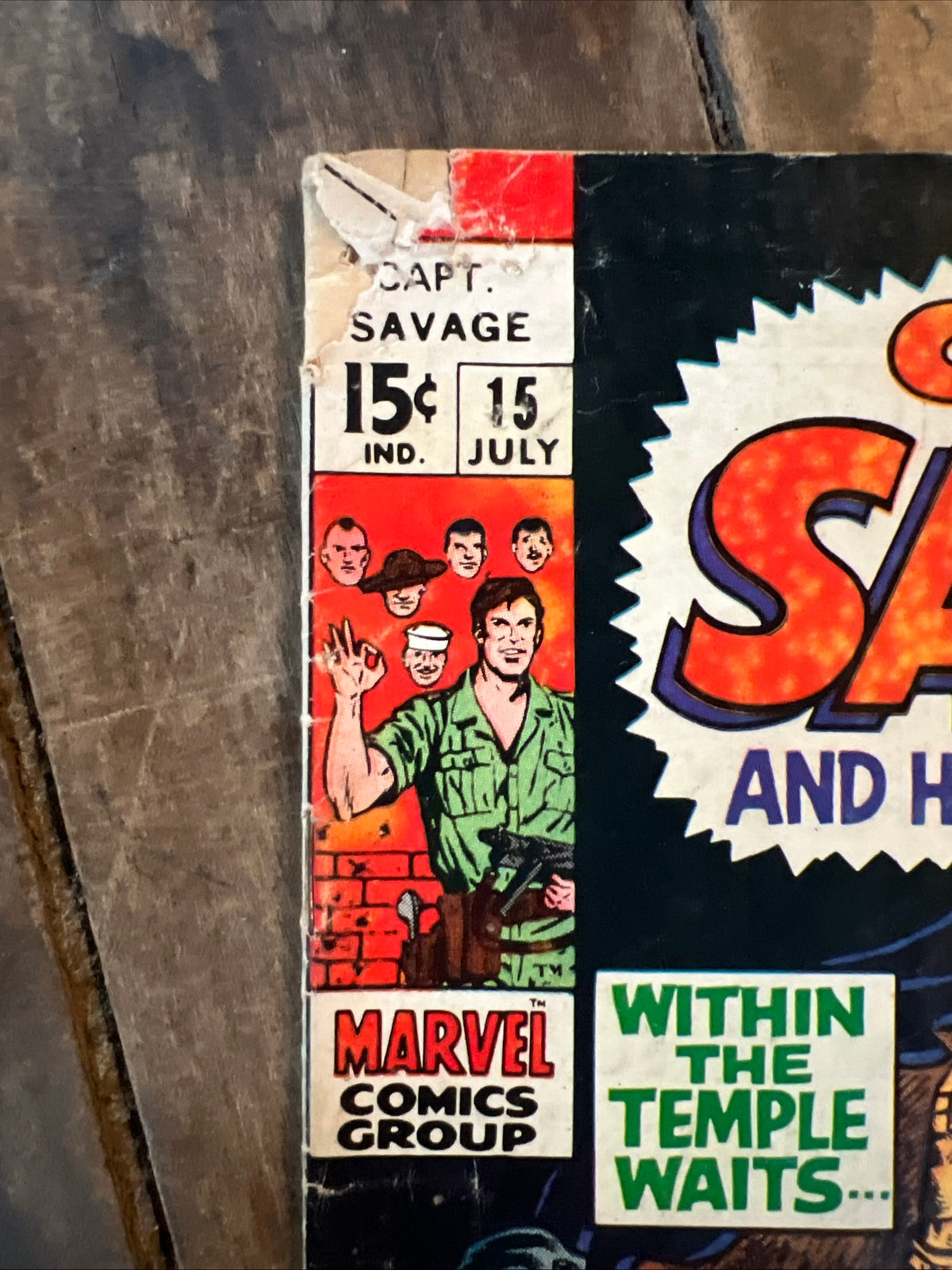 Captain Savage and His Battlefield Raiders #15 (1969) Marvel Comics Group
