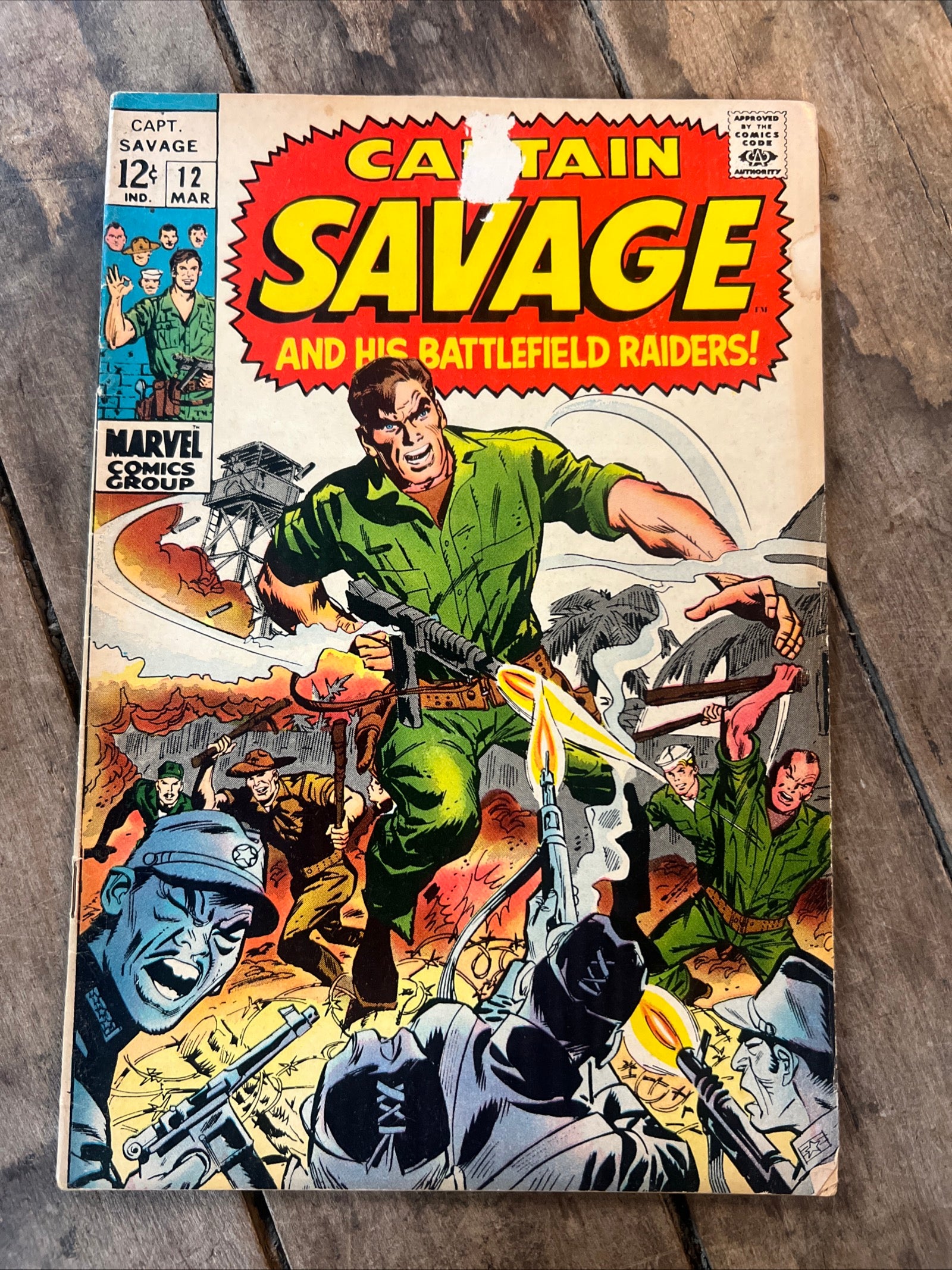 Captain Savage and His Battlefield Raiders #12 (1969) Marvel Comics Group