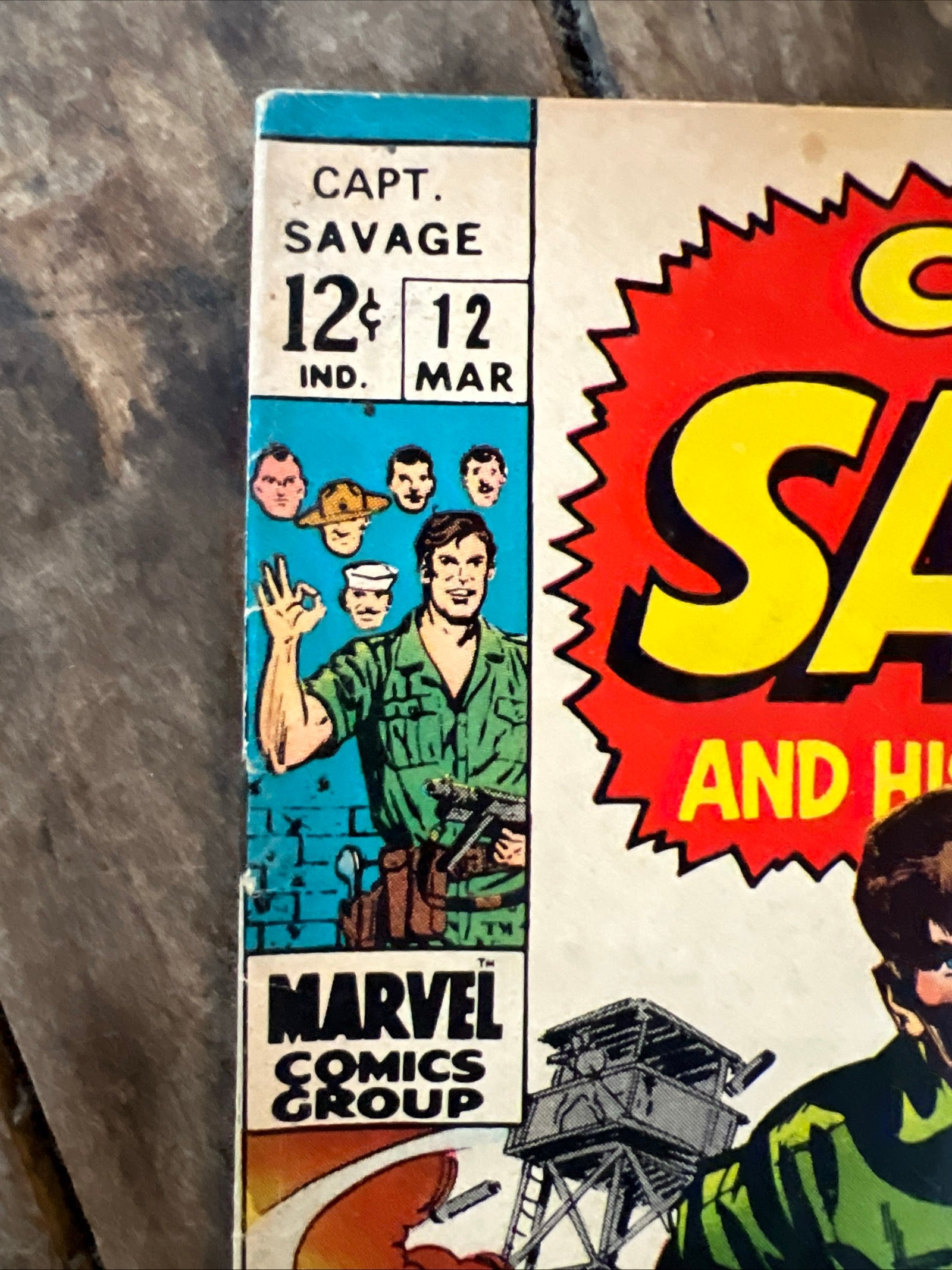 Captain Savage and His Battlefield Raiders #12 (1969) Marvel Comics Group