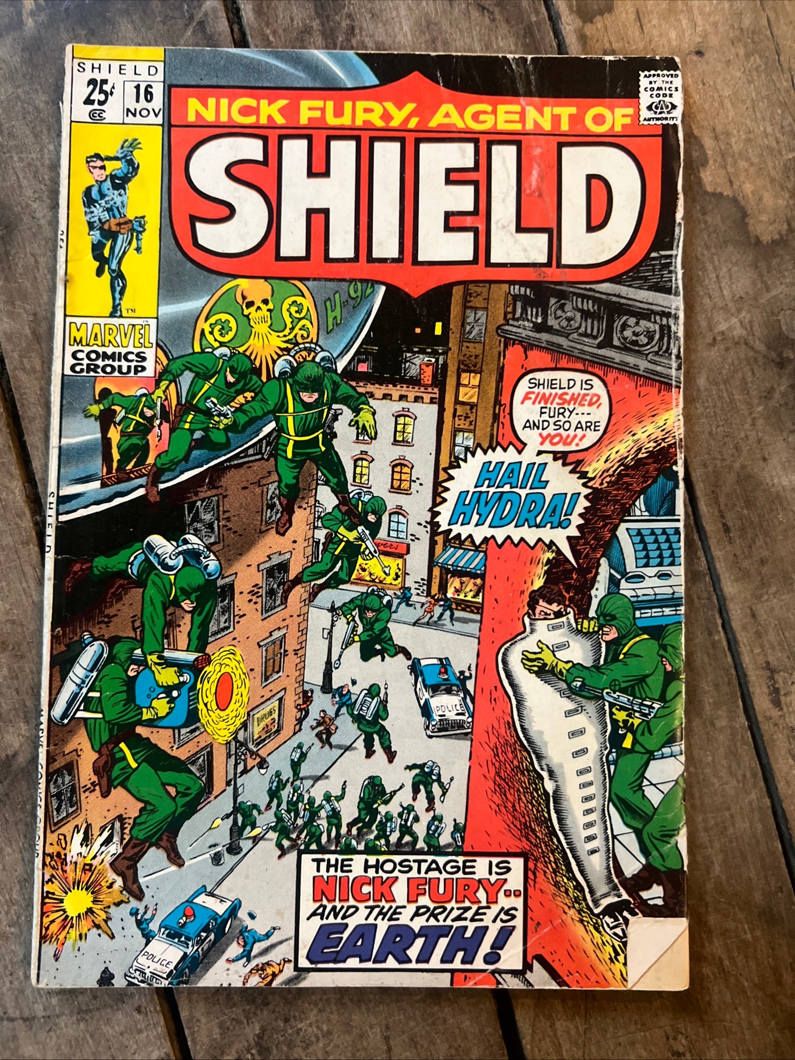 Nick Fury, Agent of SHIELD #16 (1970) Marvel Comics Group