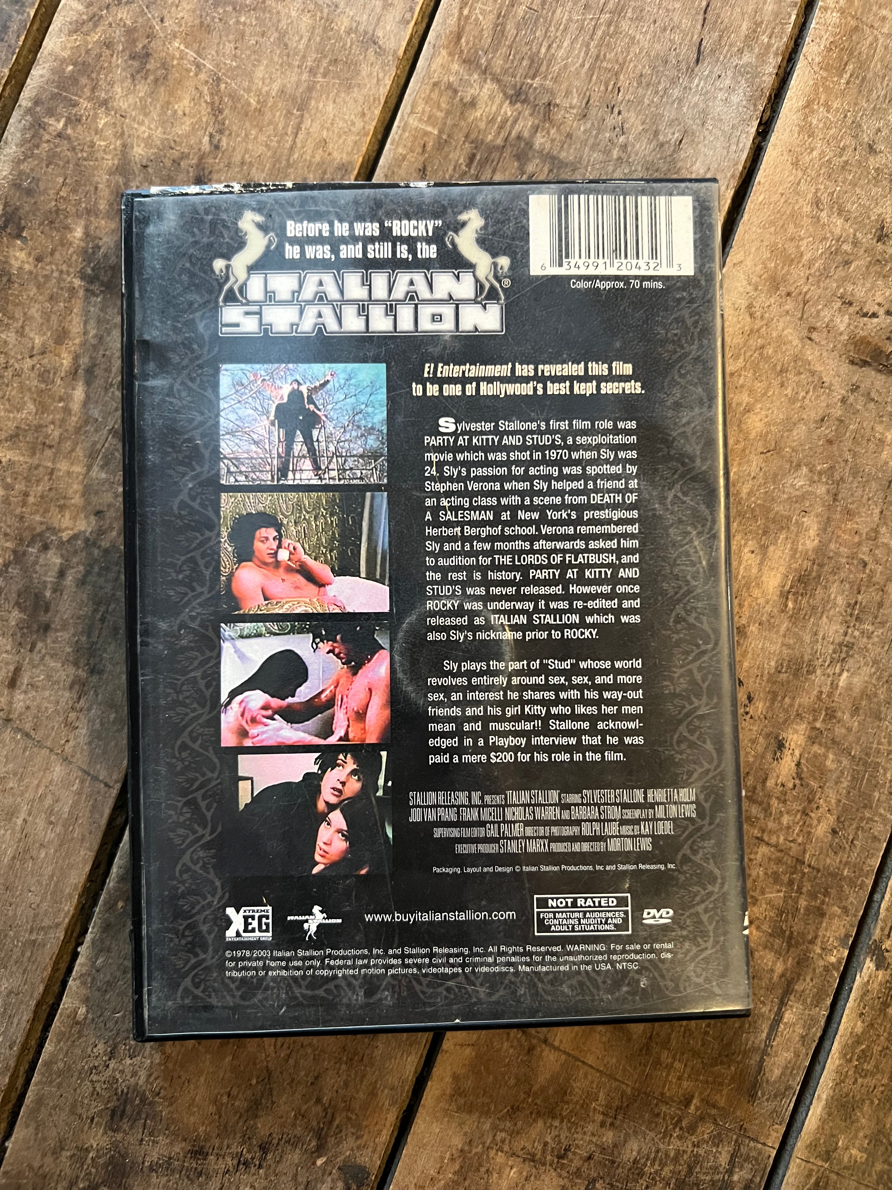 Italian Stallion - ADULT MOVIE DVD - Ventura (1970)
