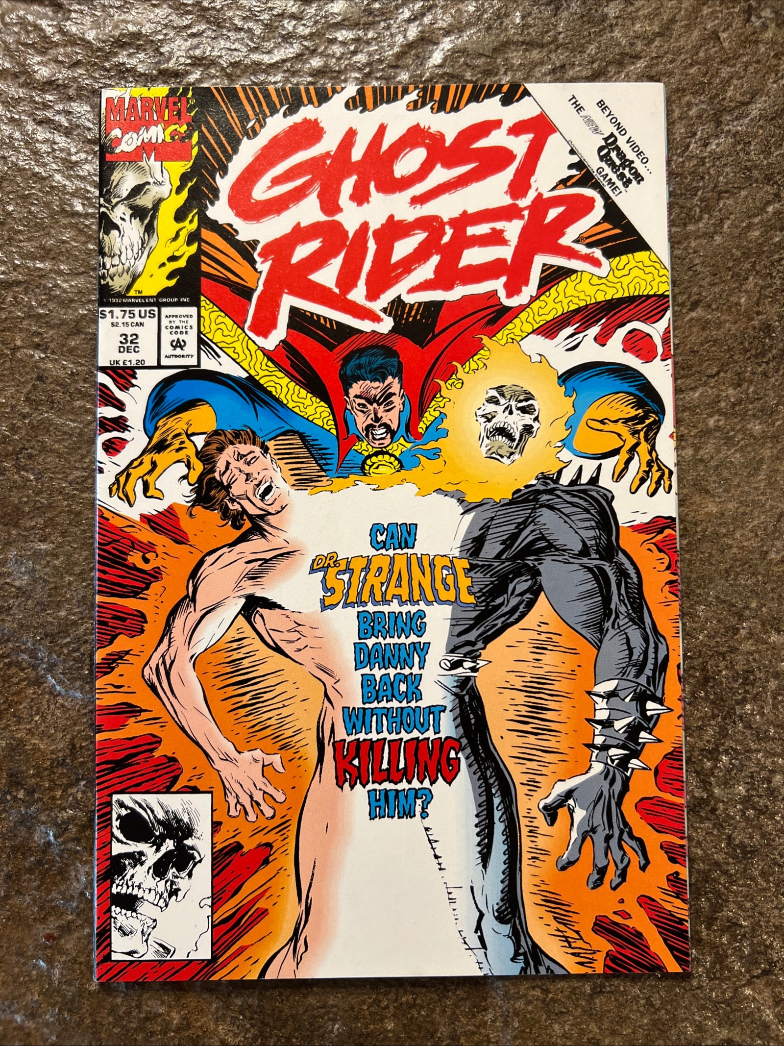 Ghost Rider #32 (1992) Marvel Comic Book - featuring Dr Strange