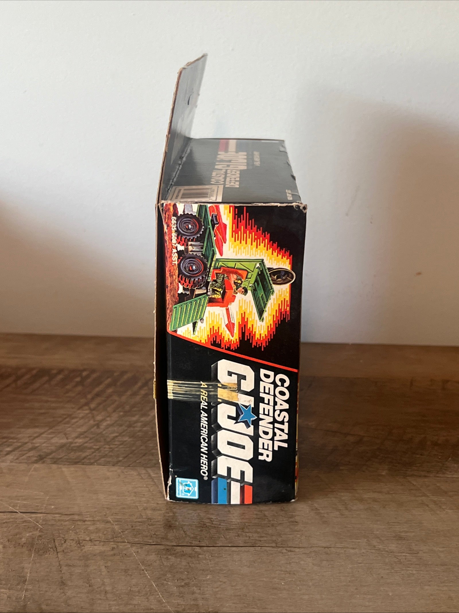 1987 Hasbro GI JOE - Coastal Defender & Original Box and Blueprints