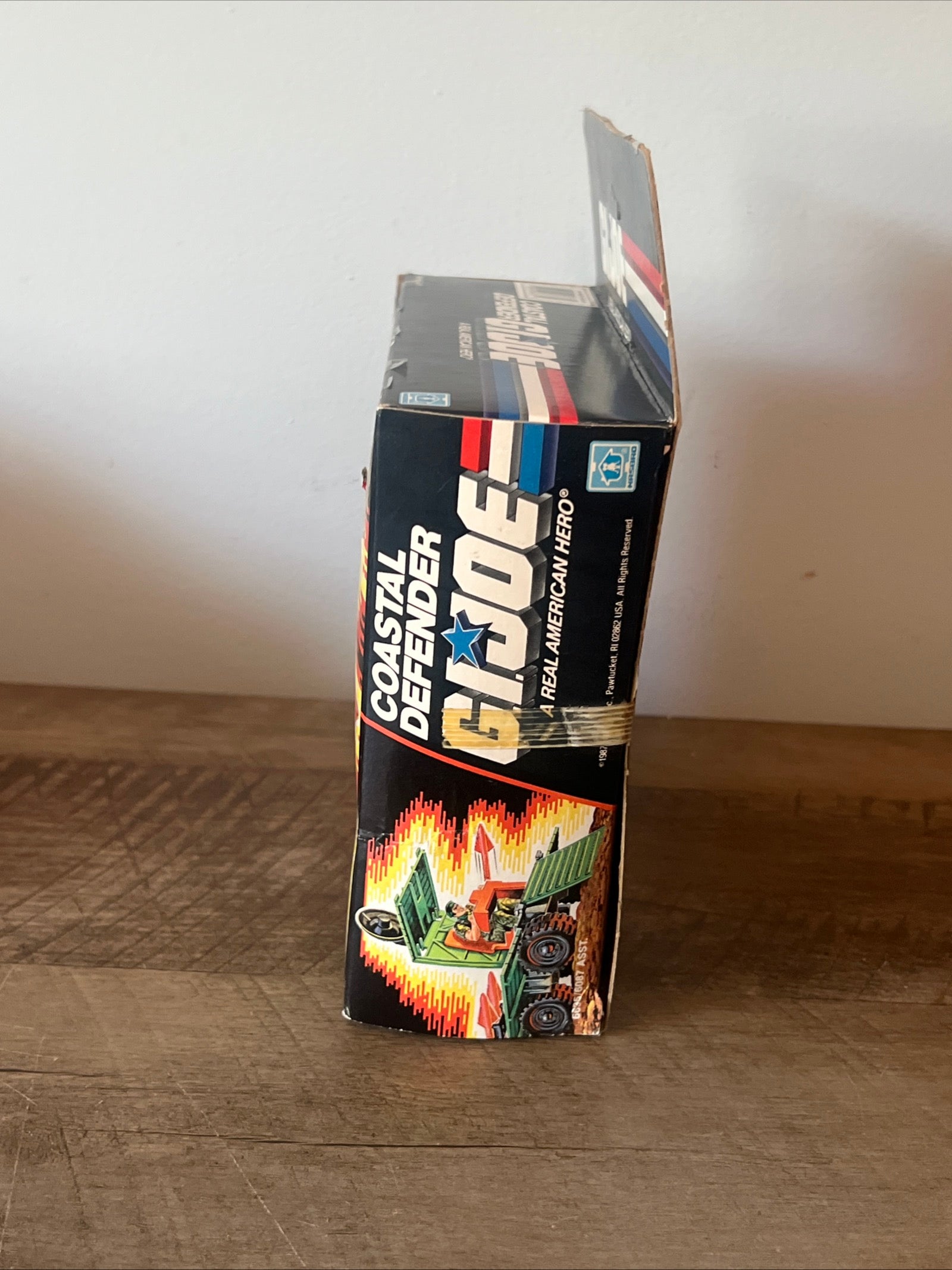 1987 Hasbro GI JOE - Coastal Defender & Original Box and Blueprints