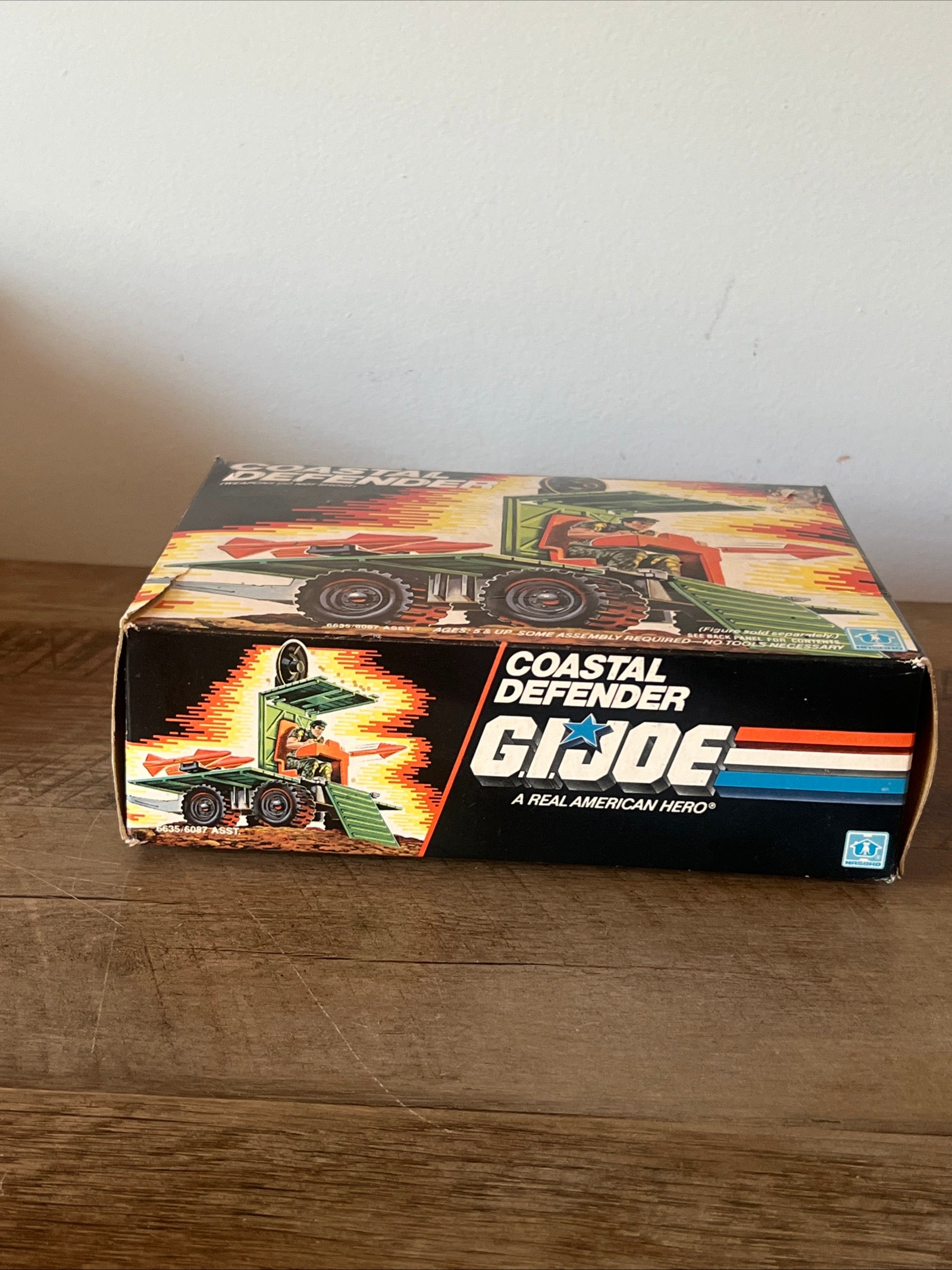 1987 Hasbro GI JOE - Coastal Defender & Original Box and Blueprints