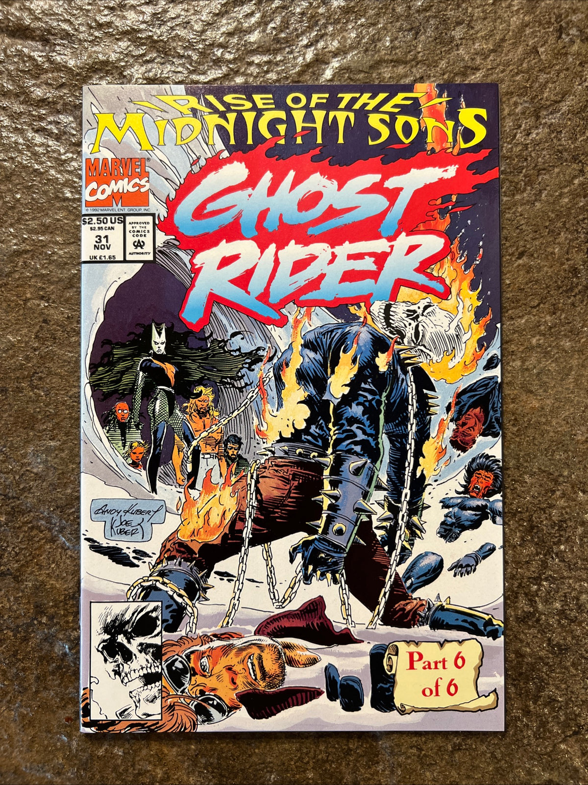 Ghost Rider #31 (1992) Marvel Comic Book - Key Issue First Appearance Midnight Sons