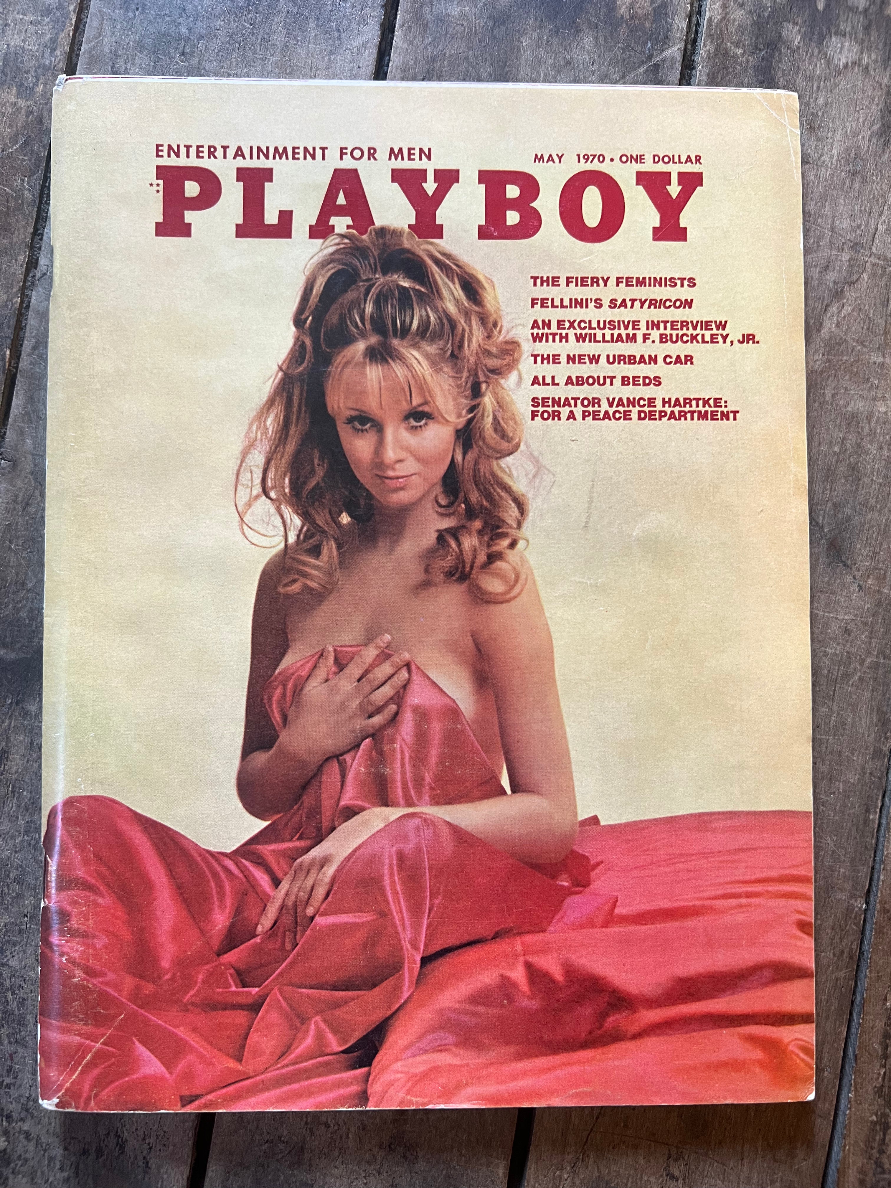 Playboy Magazine “ Entertainment For Men” - May 1970 Issue - Phyllis Babila Cover Model