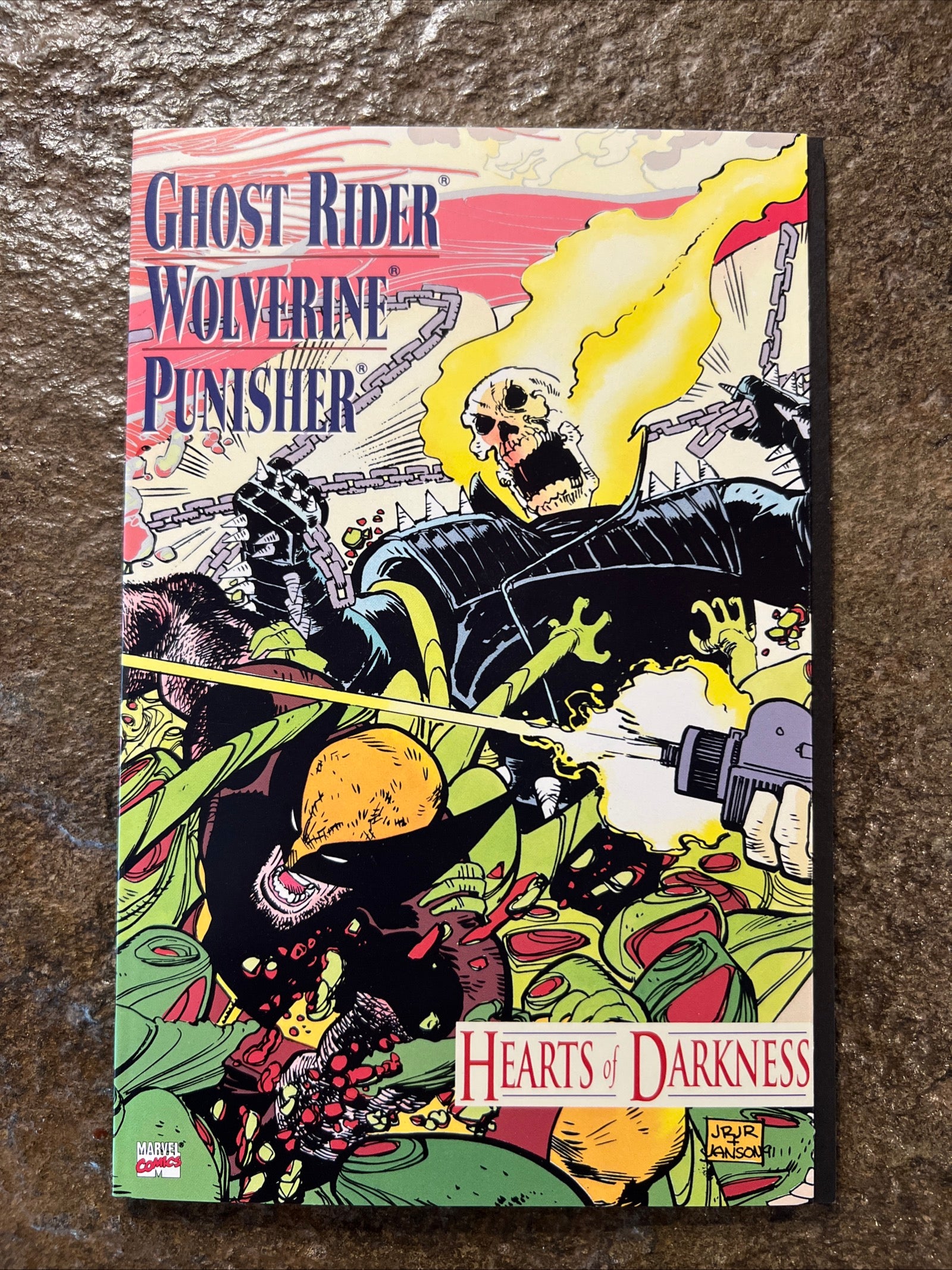 Ghost Rider, Wolverine, Punisher: Hearts of Darkness (1991) Marvel Comic Book
