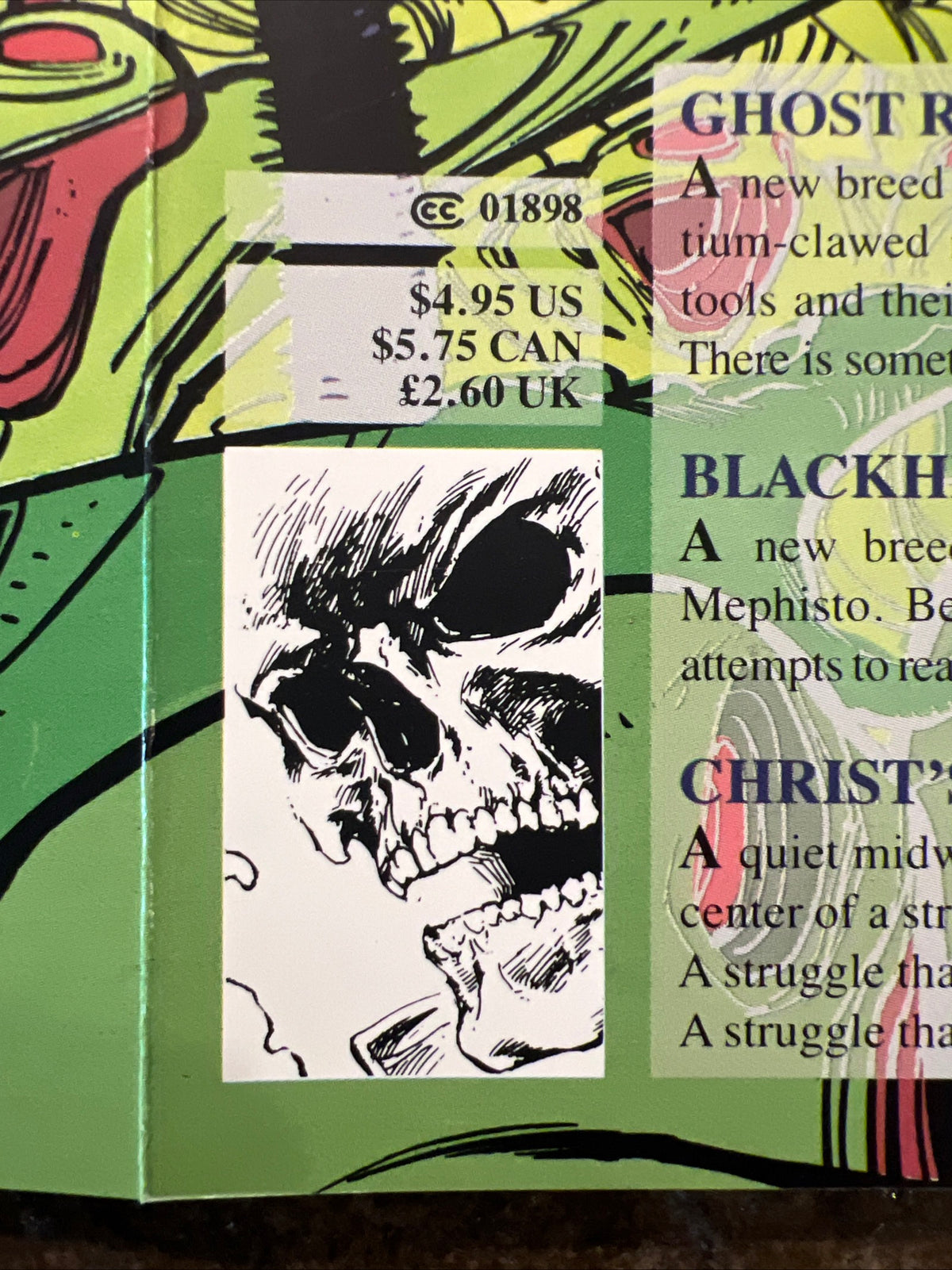 Ghost Rider, Wolverine, Punisher: Hearts of Darkness (1991) Marvel Comic Book