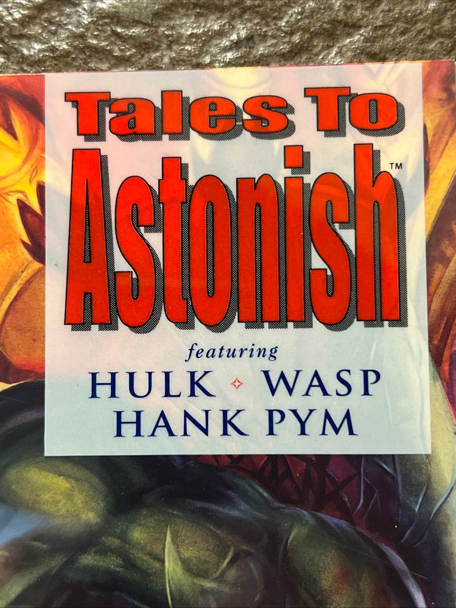 Tales to Astonish (1994) Marvel Comic Book - Featuring HULK, WASP & HANK PYM