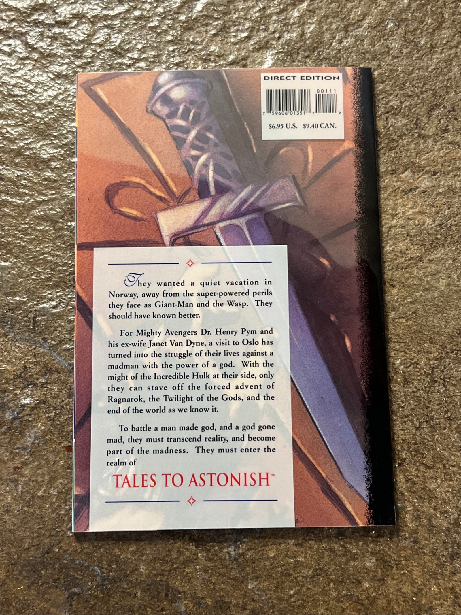 Tales to Astonish (1994) Marvel Comic Book - Featuring HULK, WASP & HANK PYM