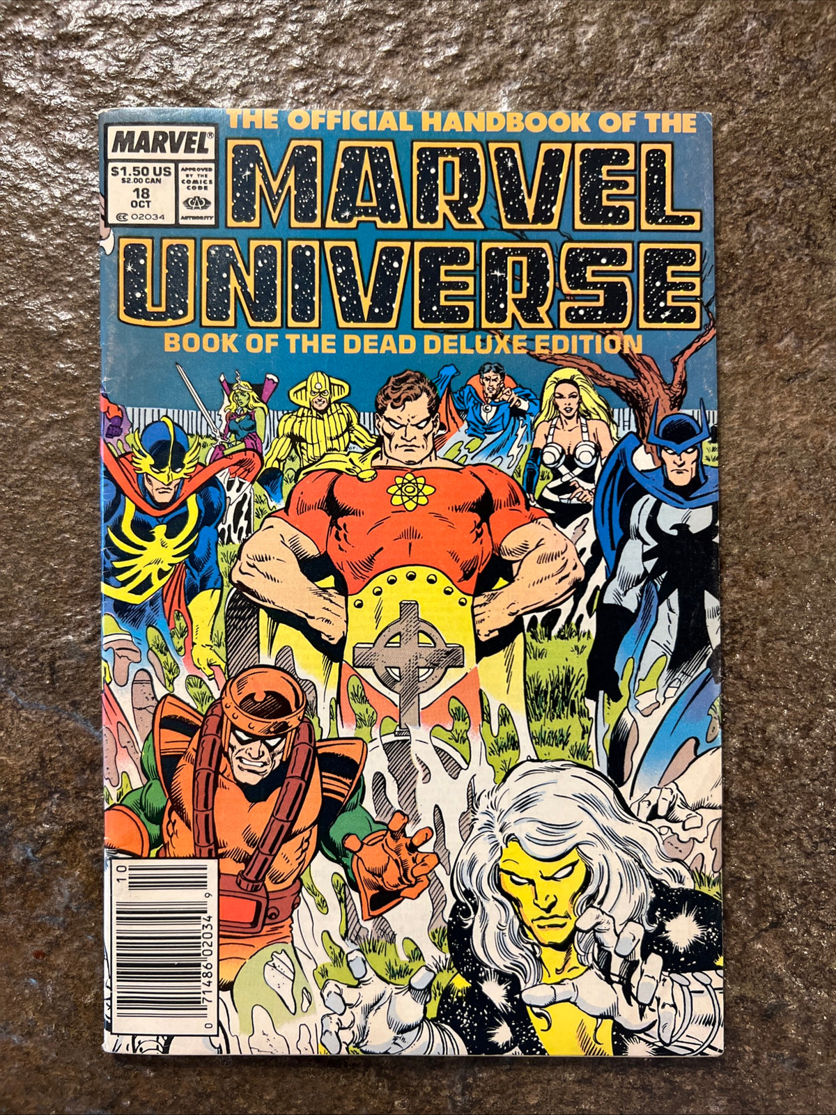 The Official Handbook of the Marvel Universe #18 (1987) Book of The Dead Deluxe Edition