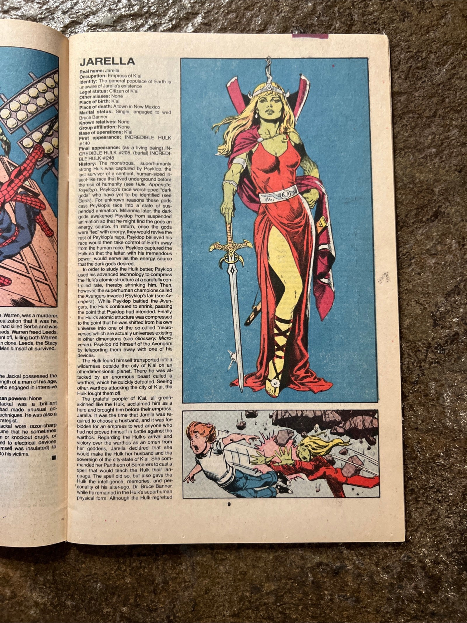 The Official Handbook of the Marvel Universe #18 (1987) Book of The Dead Deluxe Edition