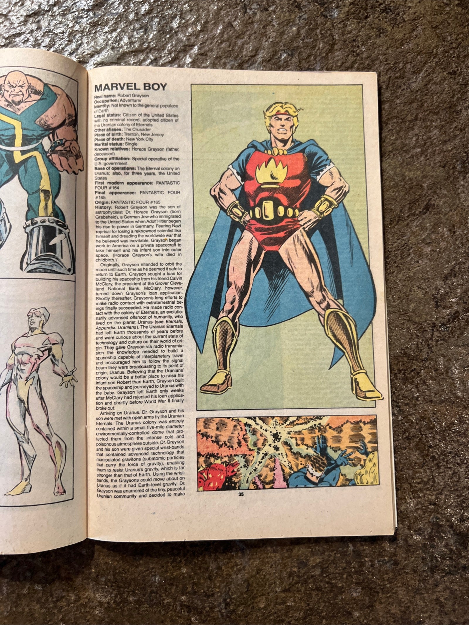 The Official Handbook of the Marvel Universe #18 (1987) Book of The Dead Deluxe Edition
