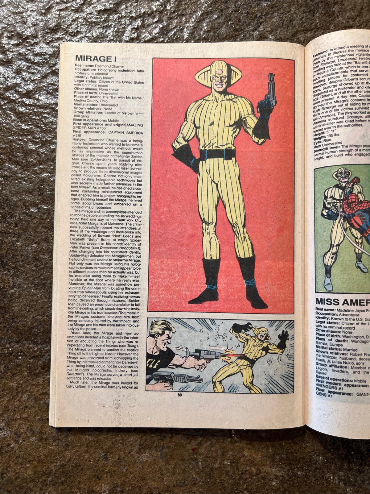 The Official Handbook of the Marvel Universe #18 (1987) Book of The Dead Deluxe Edition