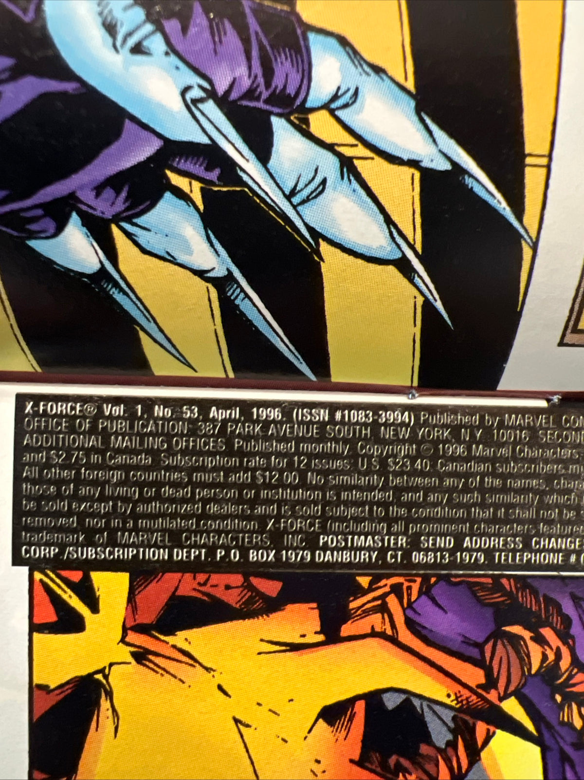 X-Force #53 (1996) Marvel Comic Book - X-Men Deluxe - Stan Lee Presents The Mutant Strike Team