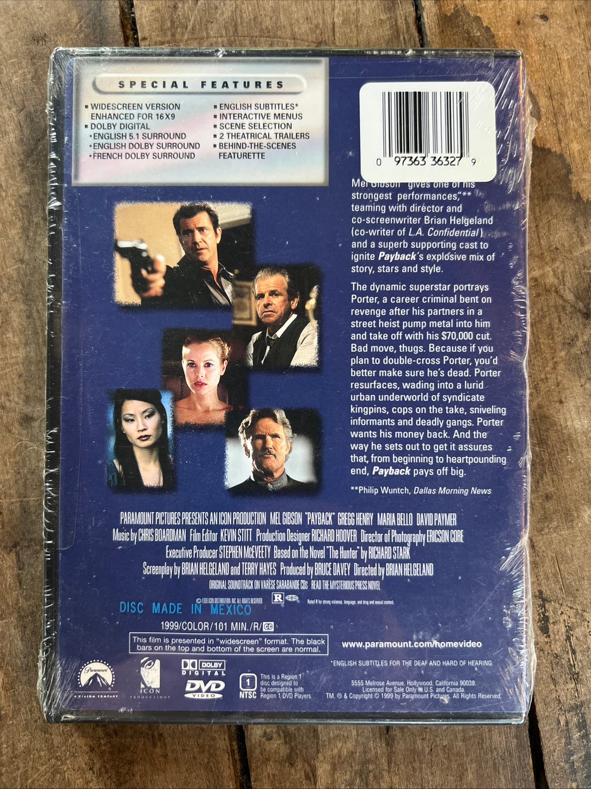 Pay Back ( DVD 1999 ) Action / Thriller [R]