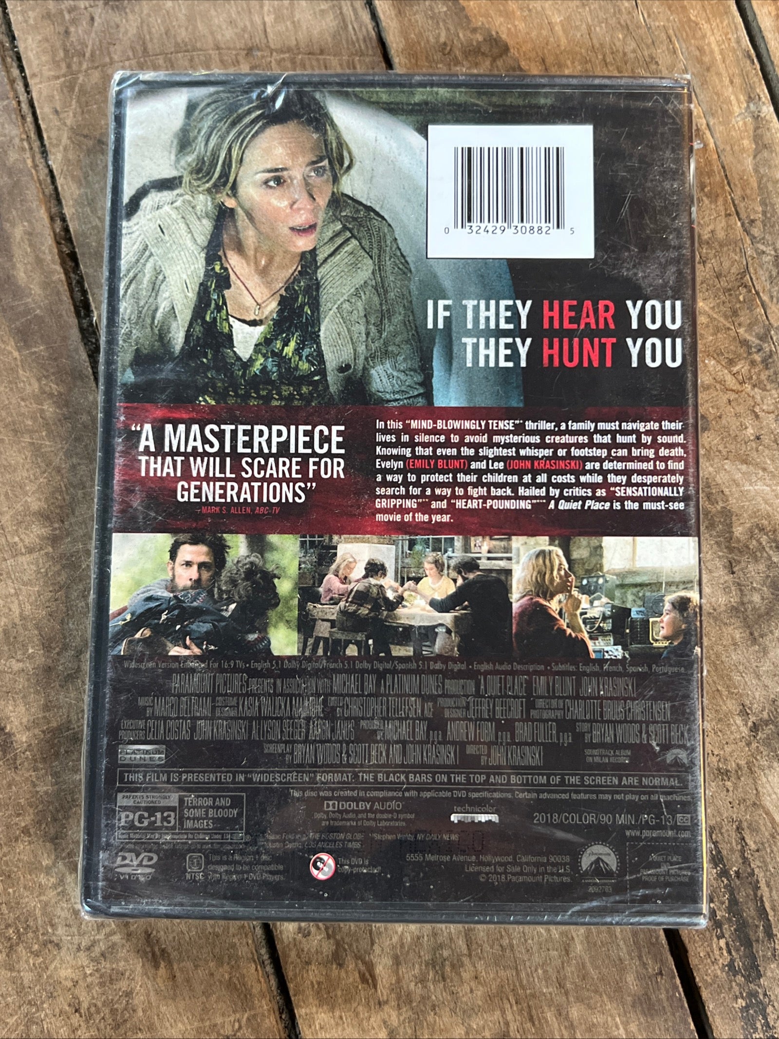 A Quiet Place ( DVD 2018 ) Horror / SCI-Fi [PG-13]