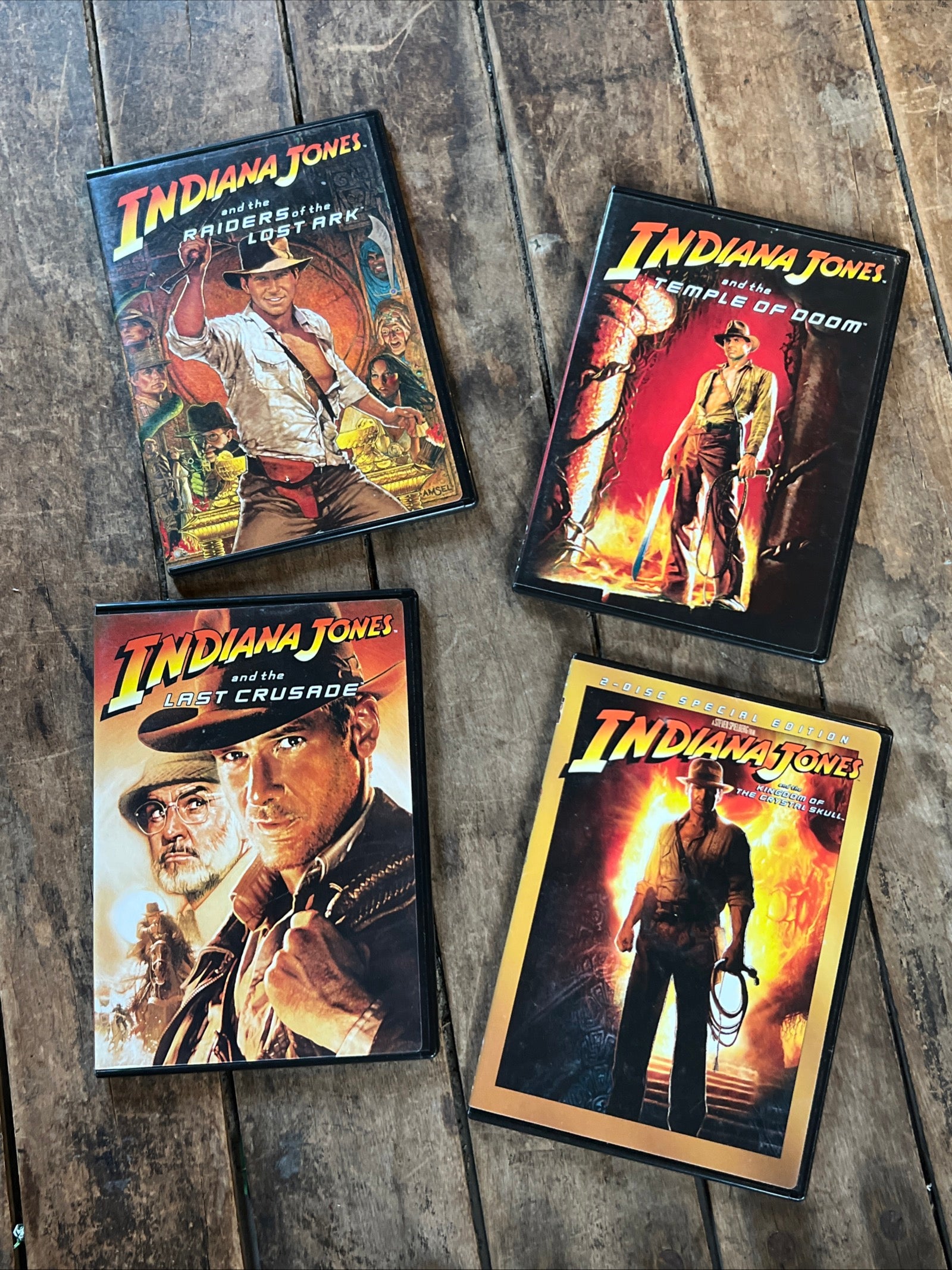 Indiana Jones The Complete Adventure Collection ( DVD 1981 - 2008 ) 4 Movie Box Set