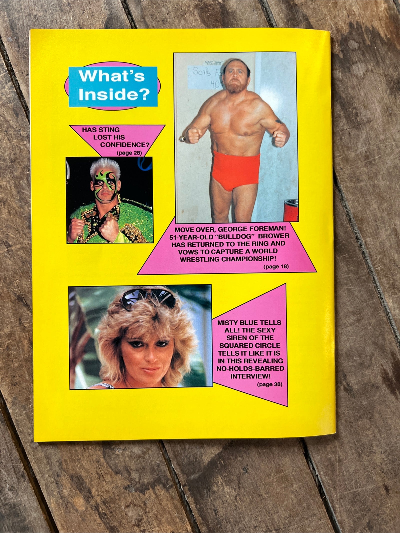 New Wave Wrestling Magazine - 1st issue April 1992 - Hulk Hogan Cover & Wrestlemania VIII - WWF WWE
