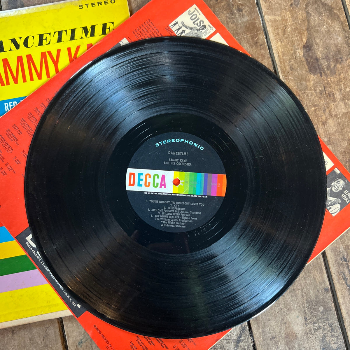 Sammy Kay & His Orchestra DANCETIME - 1965 Decca Records - LP Vinyl Album