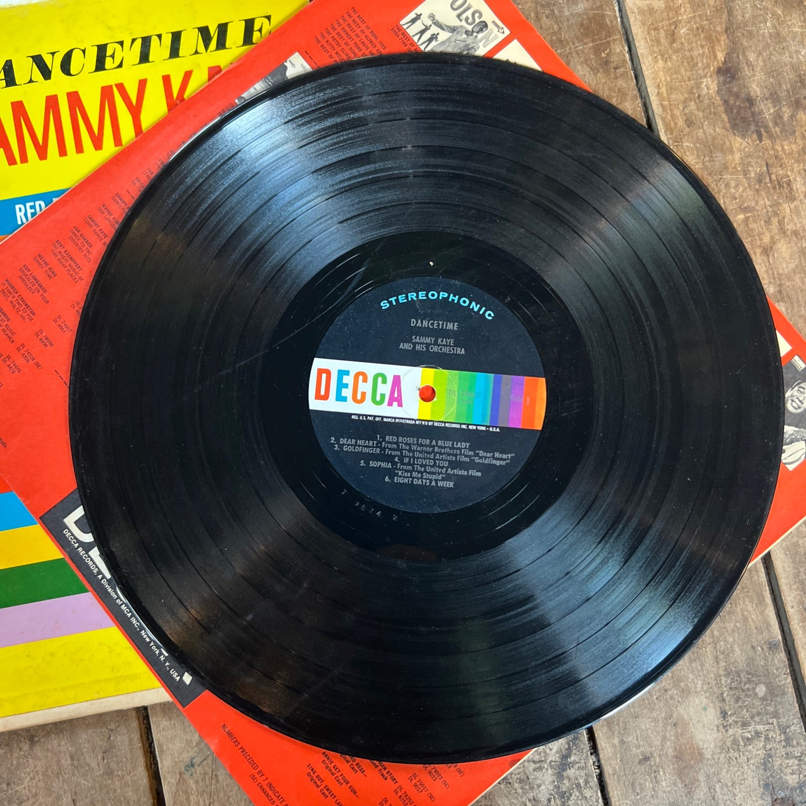 Sammy Kay & His Orchestra DANCETIME - 1965 Decca Records - LP Vinyl Album