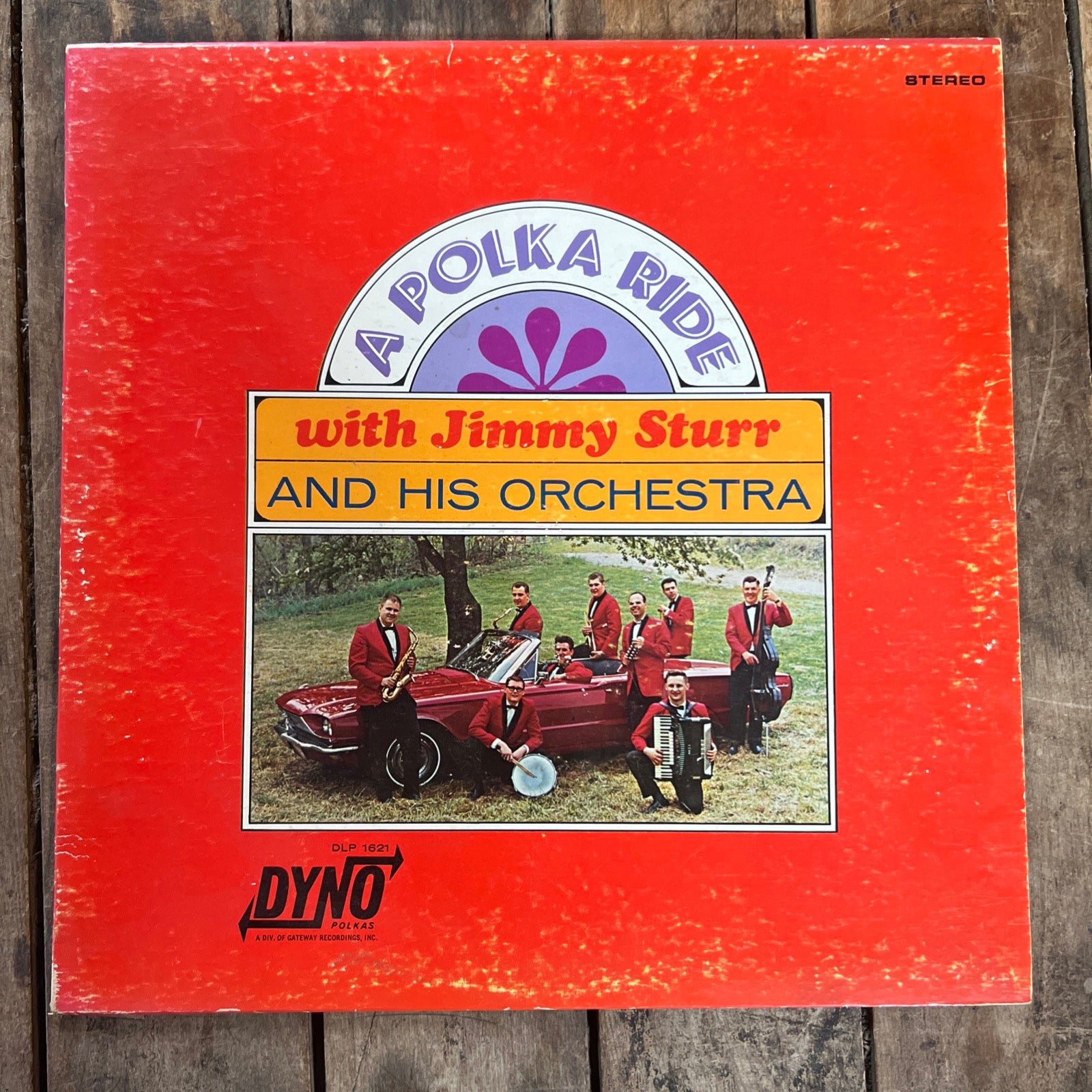 A Polka Ride with Jimmy Sturr & His Orchestra - 1970 Dyno Records - LP Vinyl