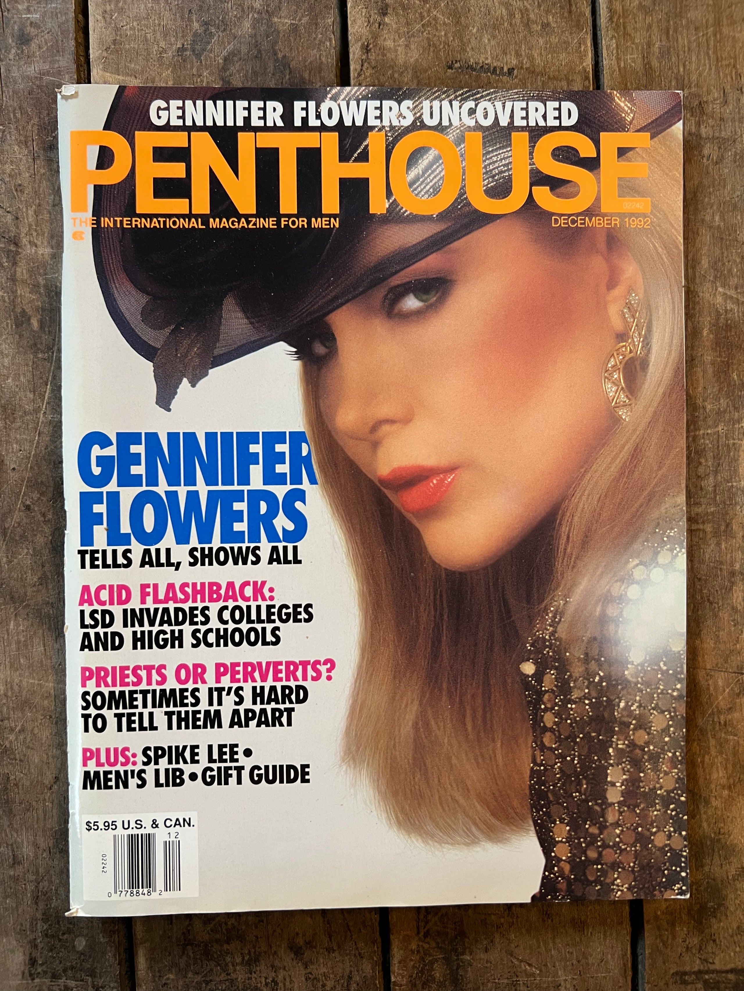 Penthouse Magazine December 1992 Gennifer Flowers Uncovered
