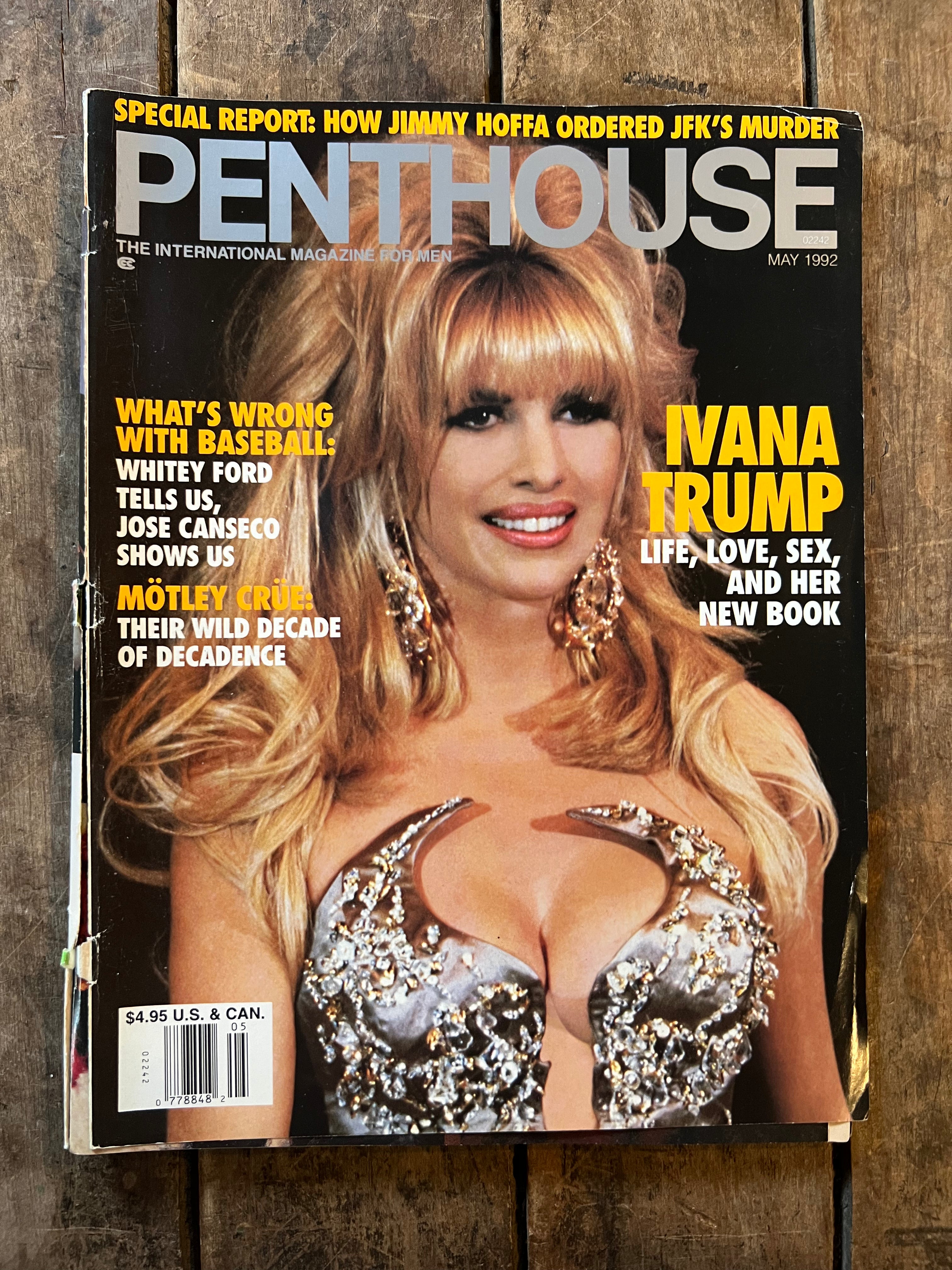 Penthouse Magazine May 1992 Ivana Trump Cover