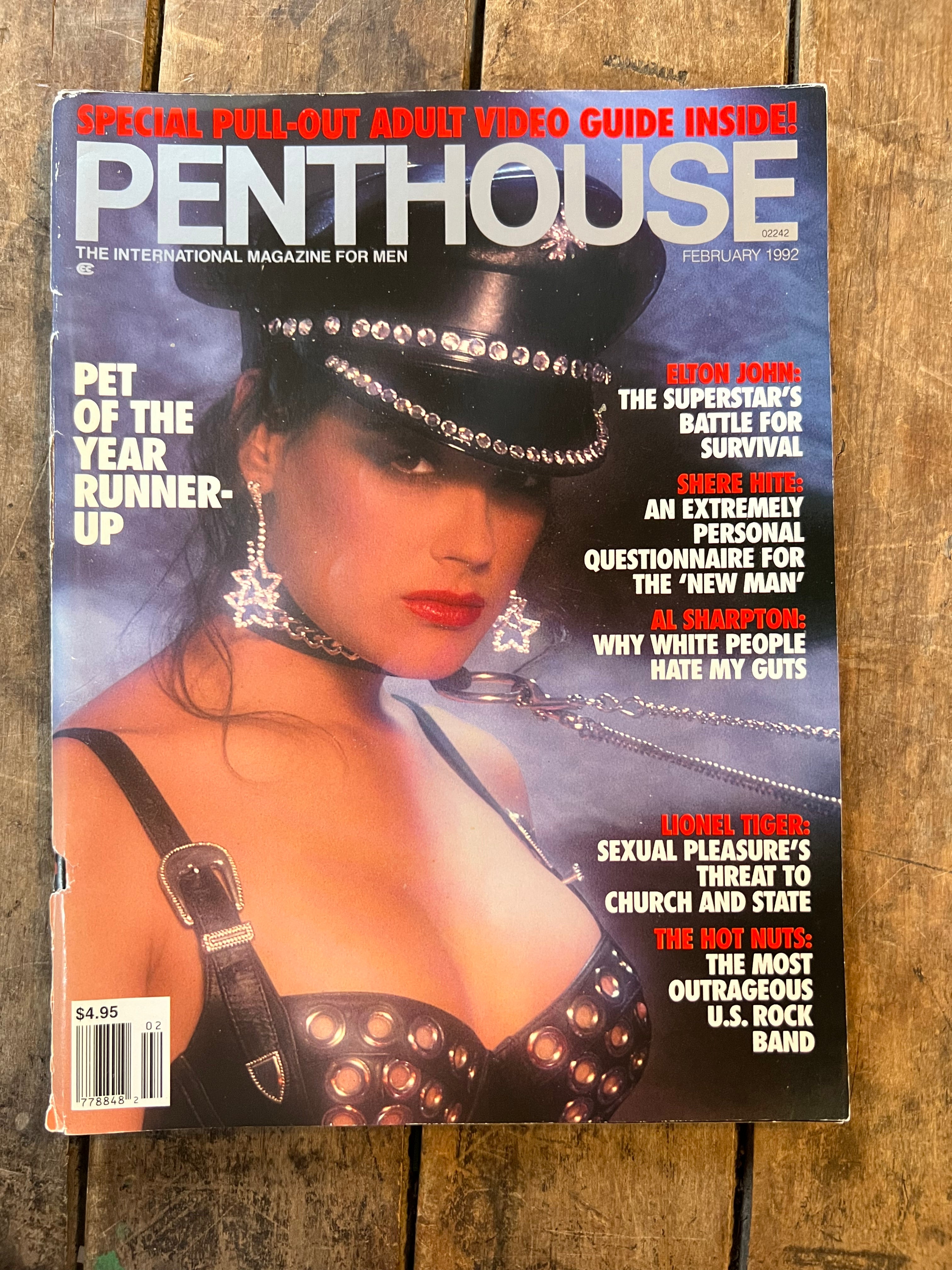Penthouse Magazine February 1992 Sara Norton Cover