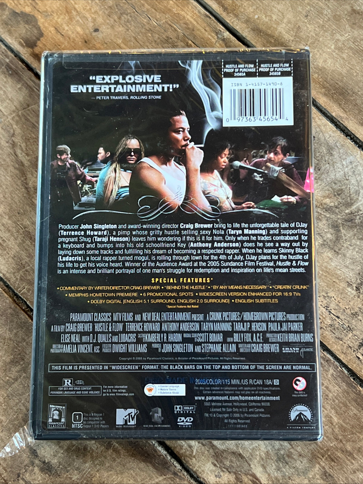 Hustle & Flow ( DVD 2005 ) Musical / Crime [R ] NEW Sealed