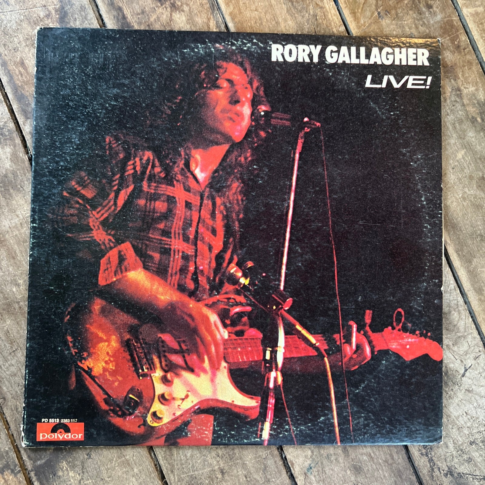 Rory Gallagher LIVE! - 1972 Polydor Records - LP Vinyl Album