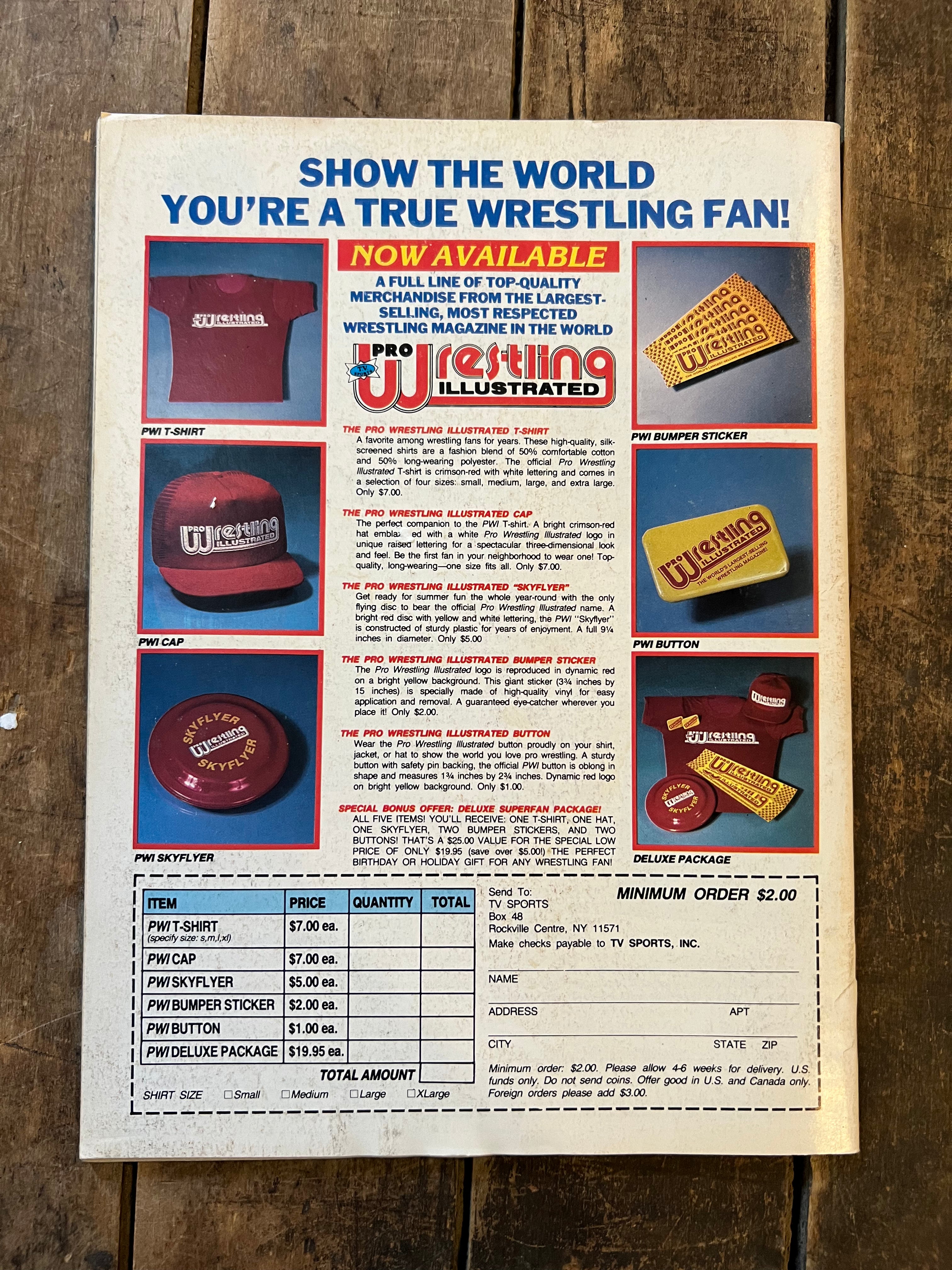 Sports Review Wrestling Magazine - July 1989 WWF WWE - WRESTLEMANIA V Special