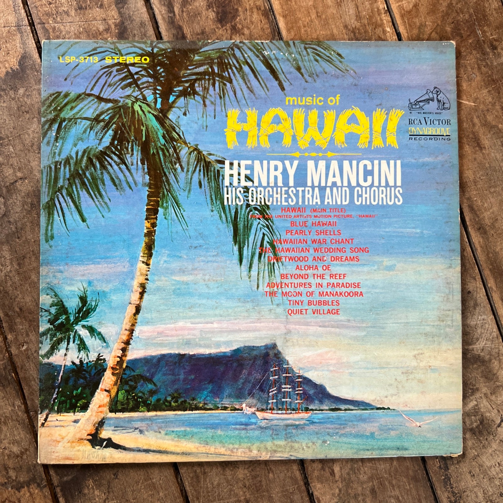 Henry Mancini, His Orchestra and Chorus - Music Of Hawaii - 1966 RCA Victor Records - LP Vinyl Album