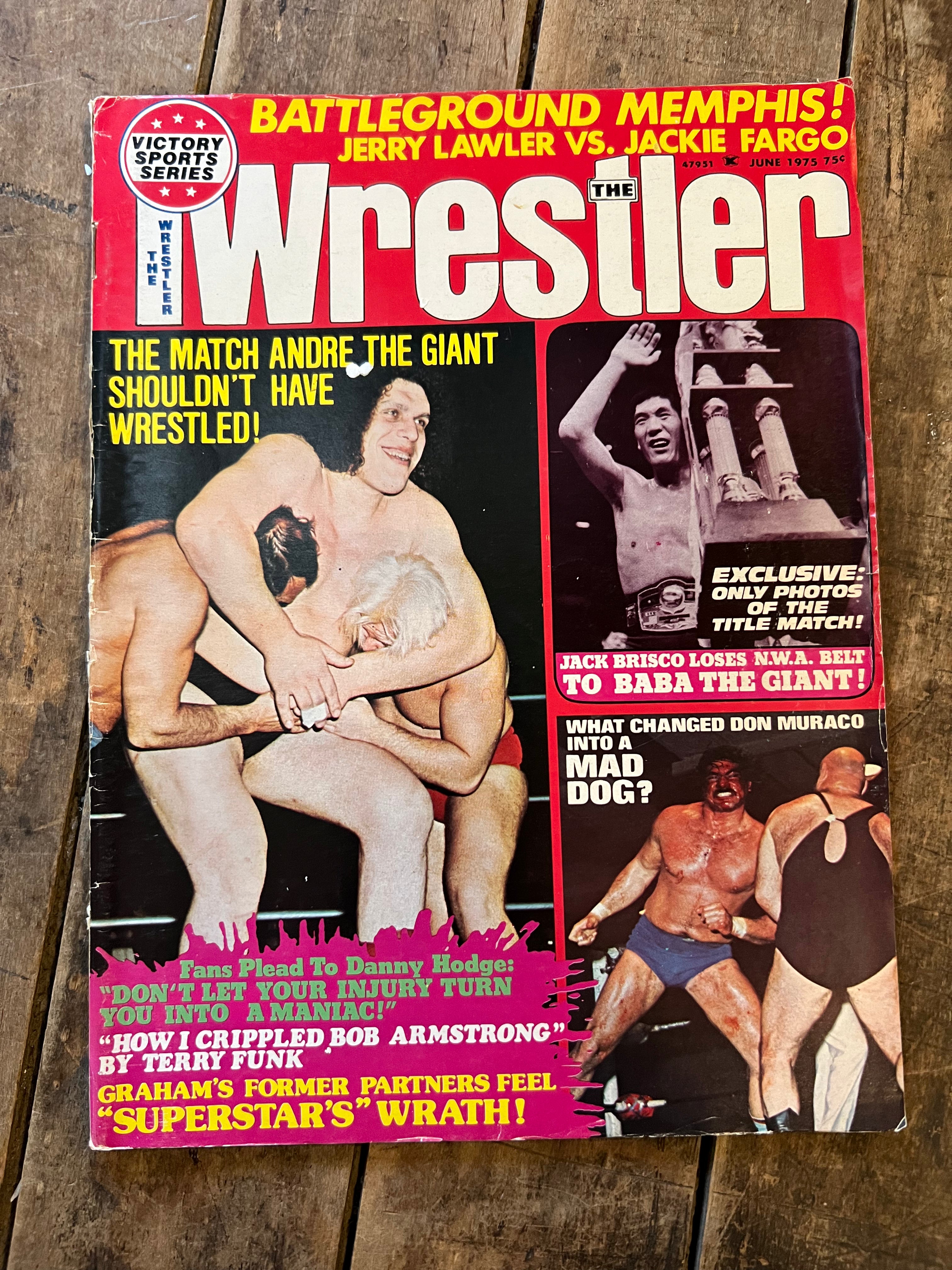Victory Sports Wrestler Magazine - June 1975 - WWF / WWE - Andre The Giant