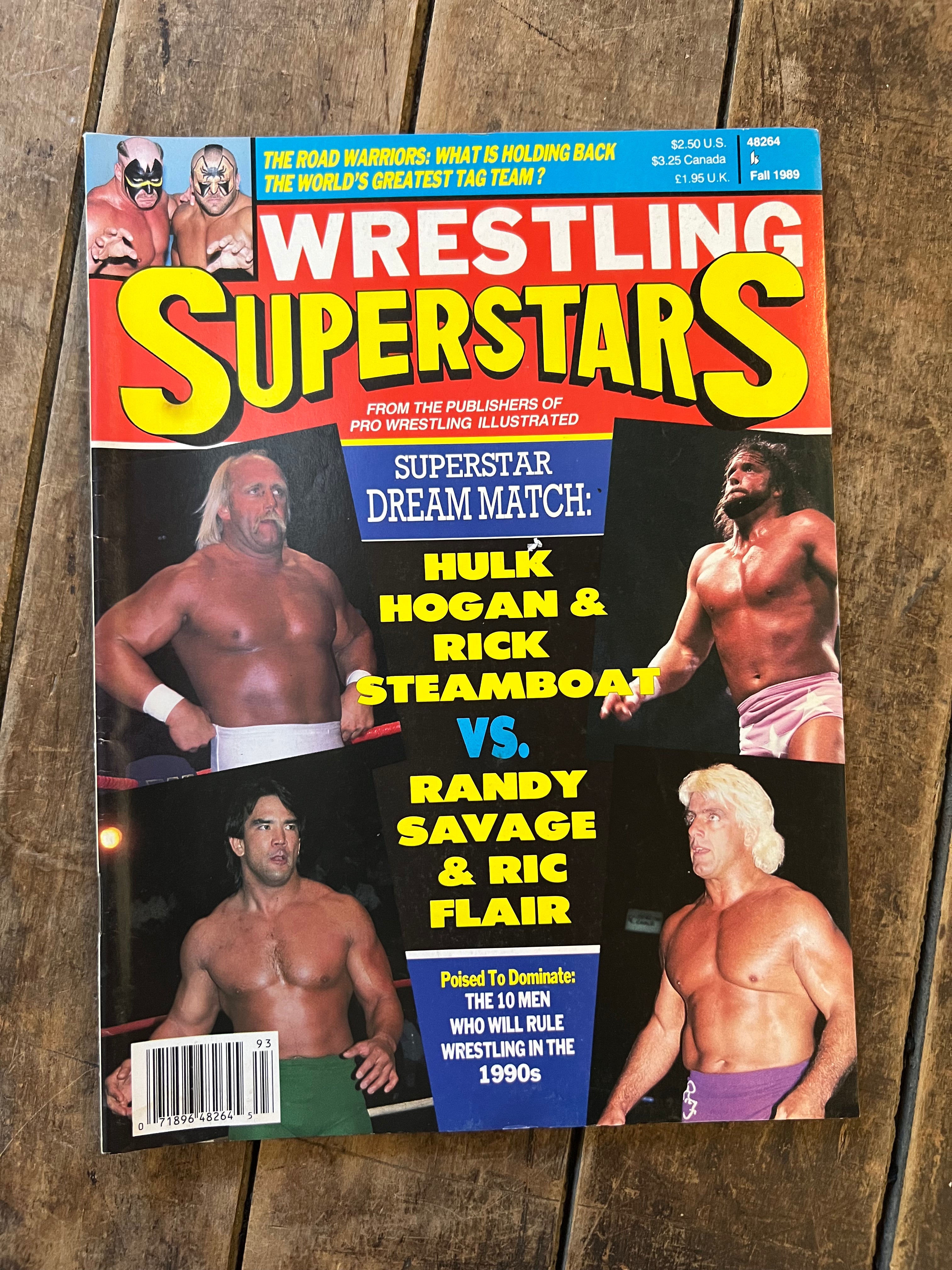Wrestling Superstars Magazine - Fall 1989- WWE / WWF - THE ROAD WARRIORS