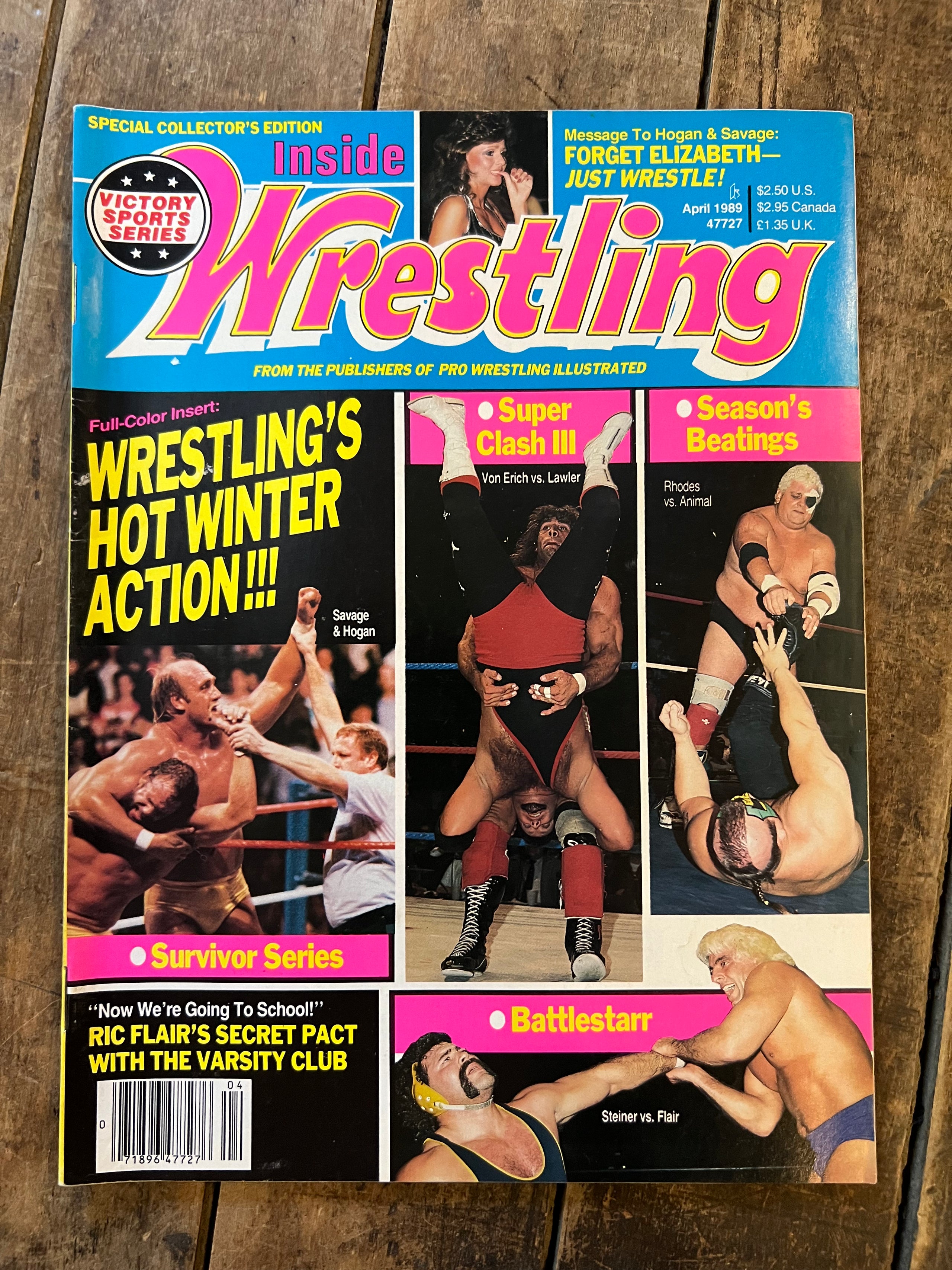 Victory Sports Wrestling Magazine - April 1989 - WWF / WWE - Special Edition