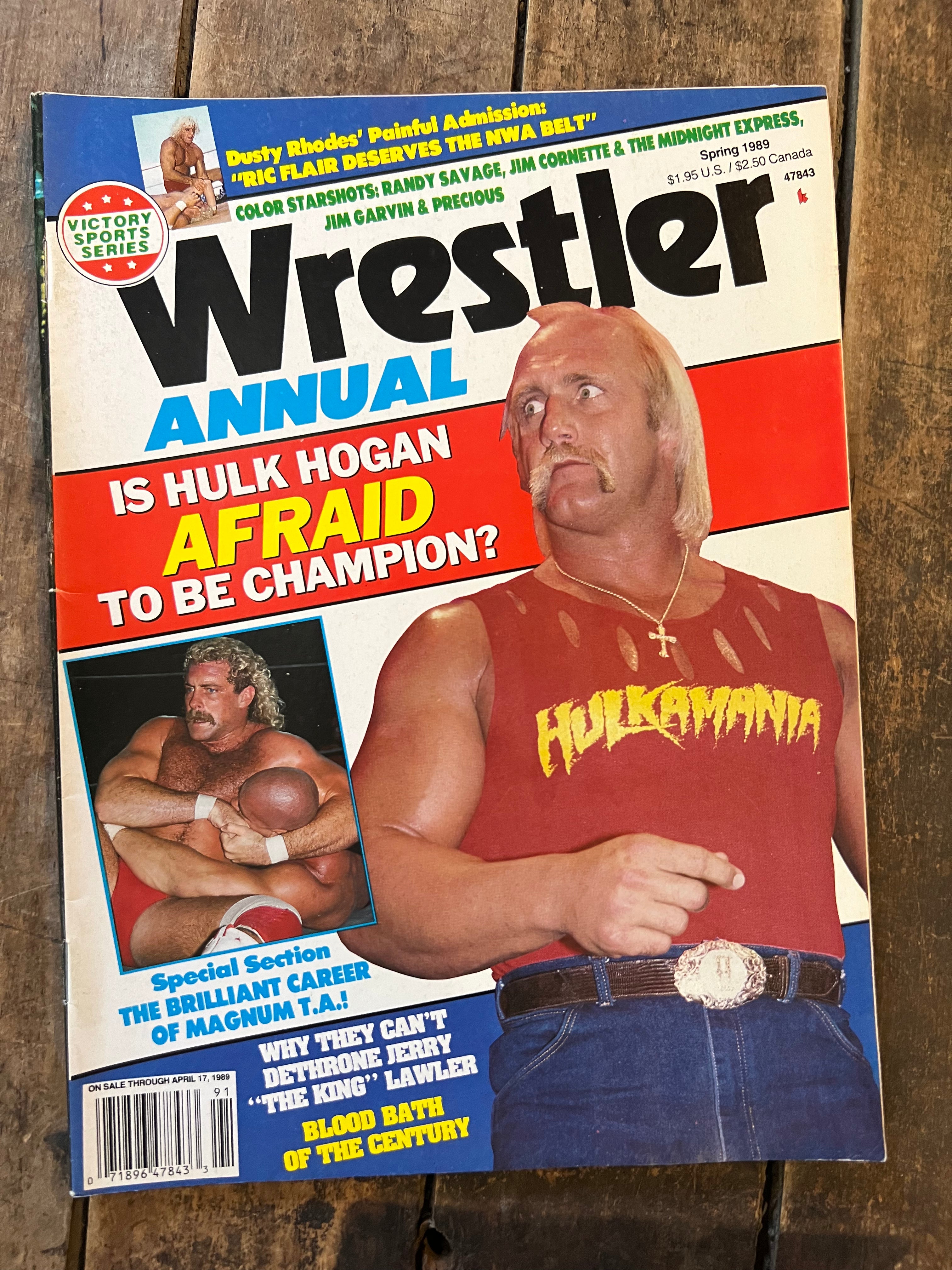 Victory Sports Wrestler Magazine - Spring 1989 - WWF / WWE - Hulk Hogan