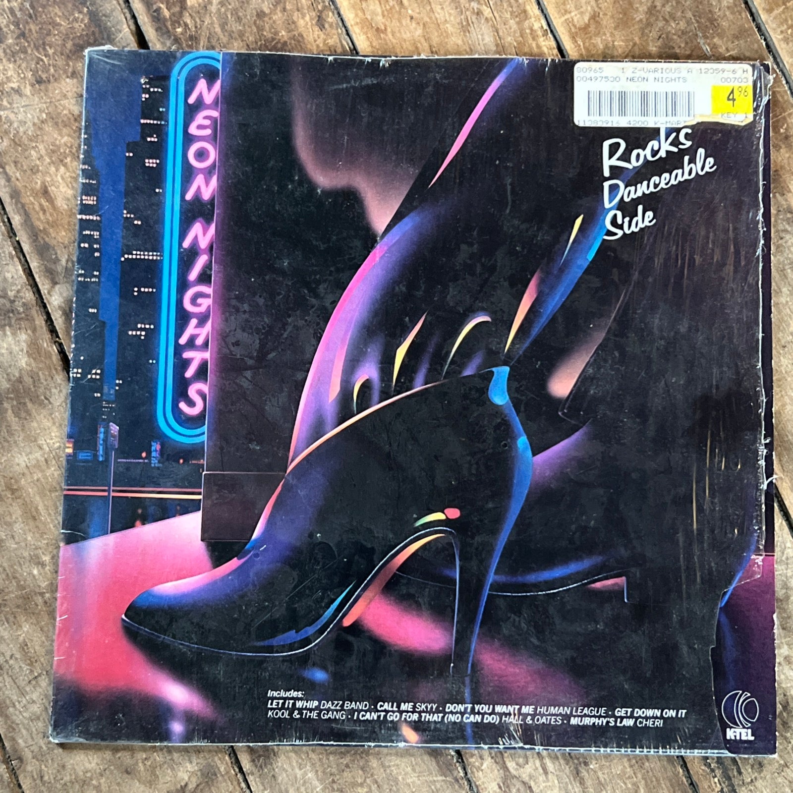 NEON NIGHTS: Rock’s Danceable Side - 1982 K-Tel Records - LP Vinyl Album