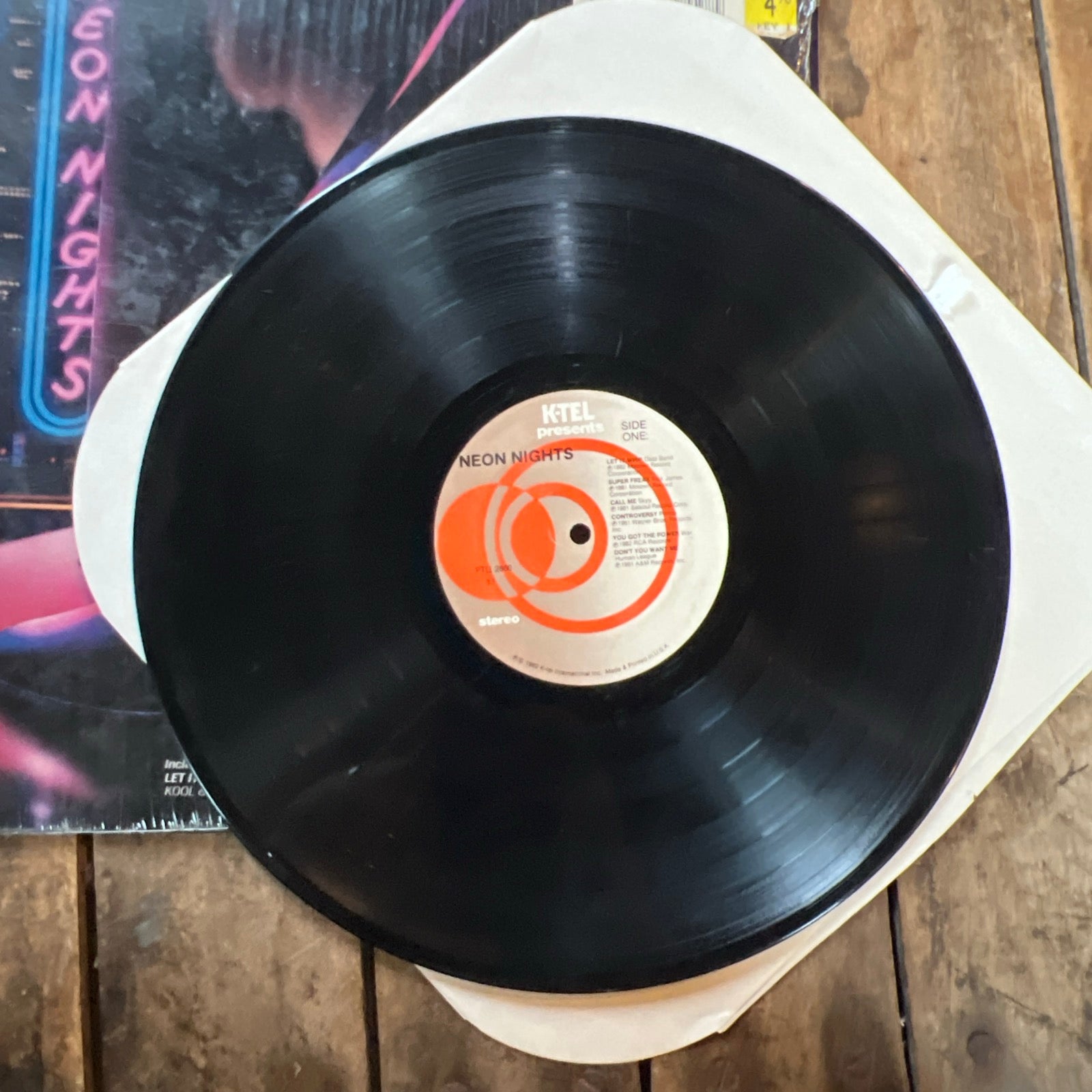 NEON NIGHTS: Rock’s Danceable Side - 1982 K-Tel Records - LP Vinyl Album
