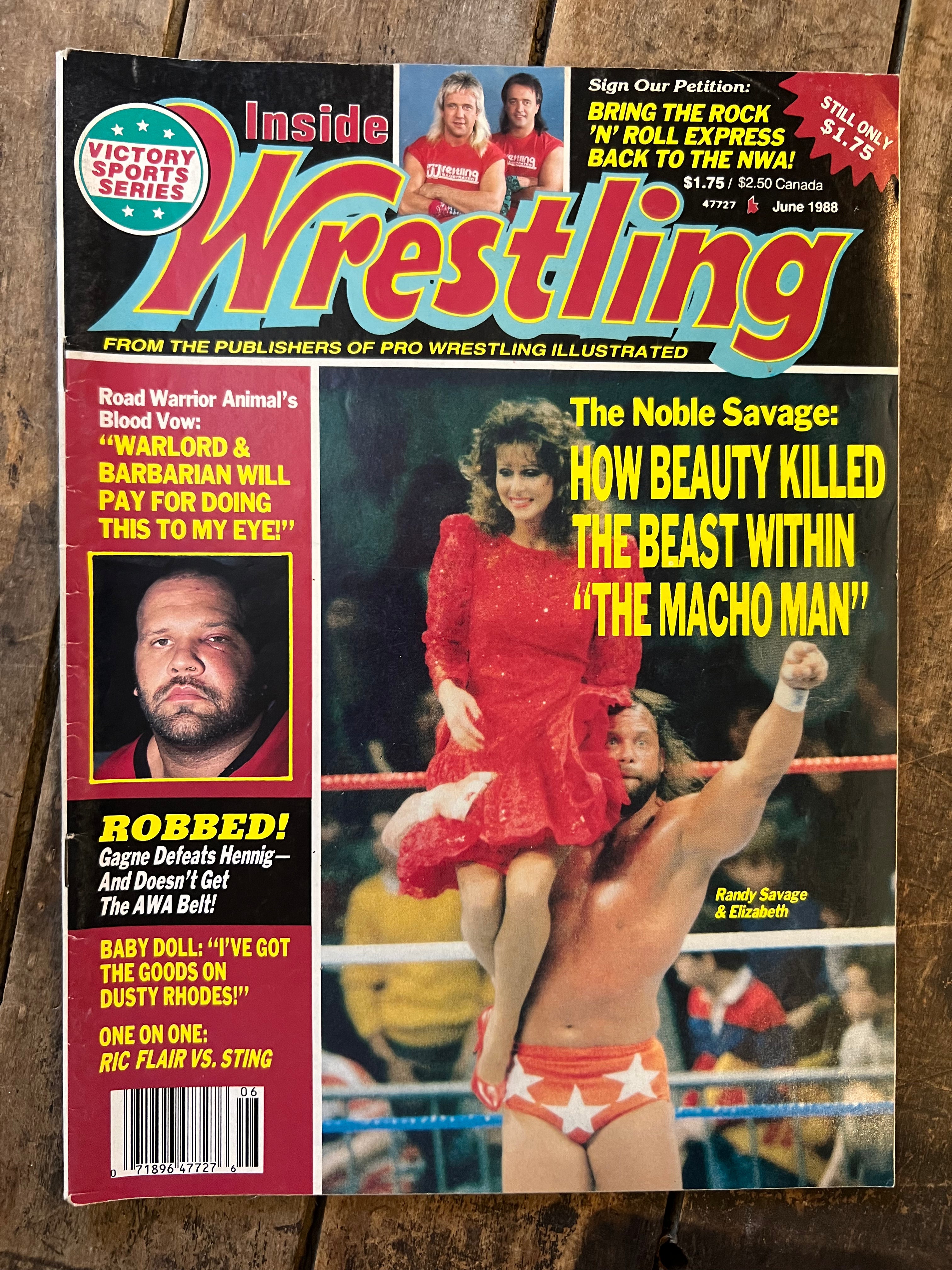 Inside Wrestling Magazine - June 1988 - WWE / WWF - Randy Savage & Elizabeth