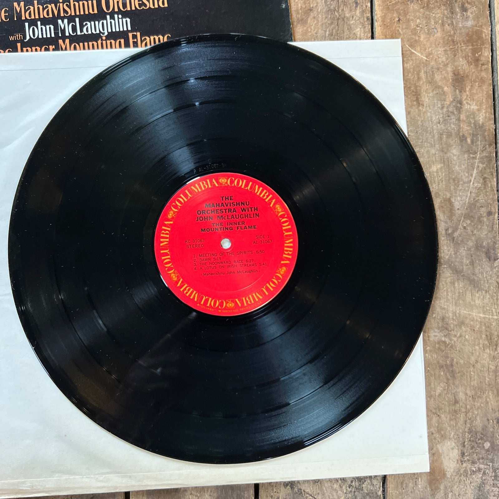 The Inner Mountain Flame - The Mahavishnu Orchestra & John McLaughlin - 1971 Columbia Records - LP Vinyl Album