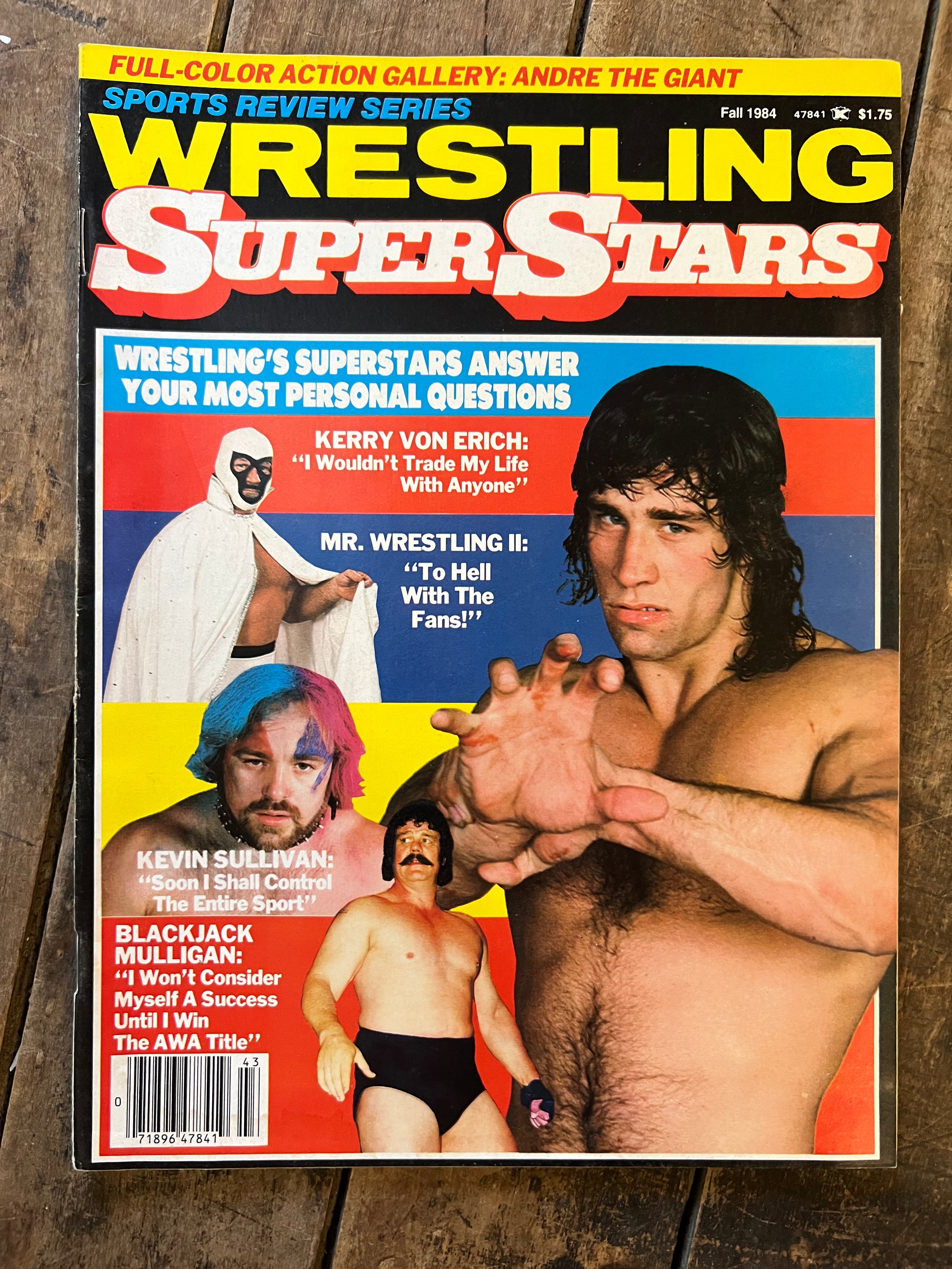 Wrestling Superstars Magazine - Fall 1984- WWE / WWF - KERRY VON ERICH